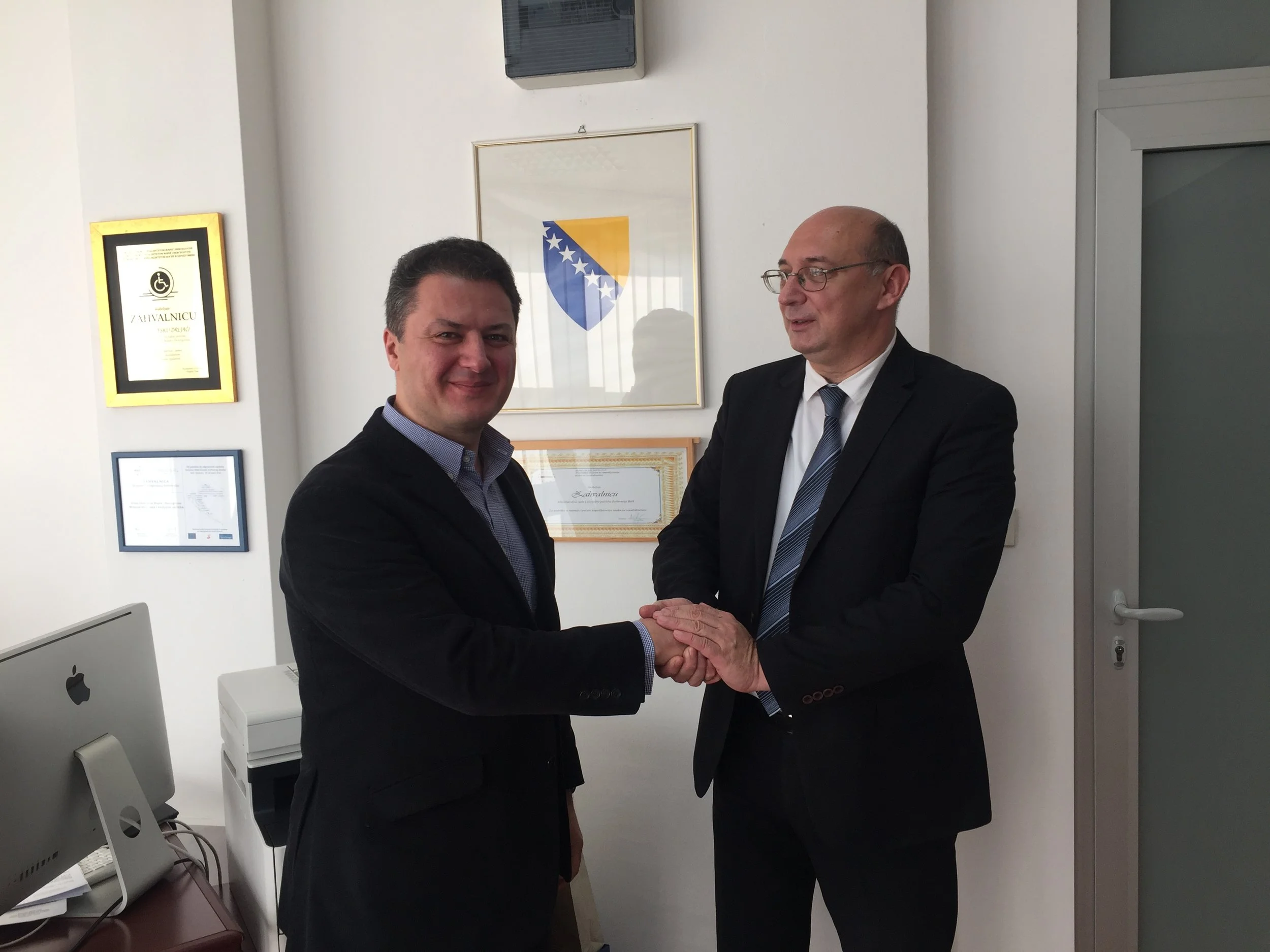 With Deputy Prime Minister Vesko Drljaca