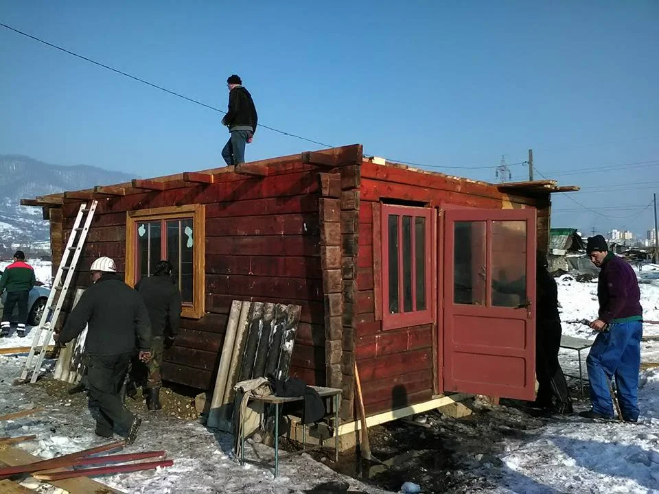 Coliba in care au locuit