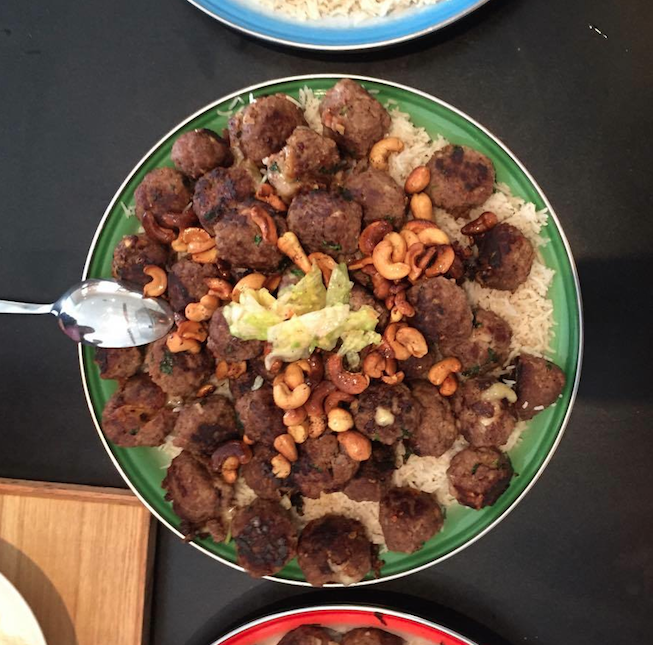 謝謝 Ian 跟凱澤的裝盤以及畫龍點睛的萵苣...