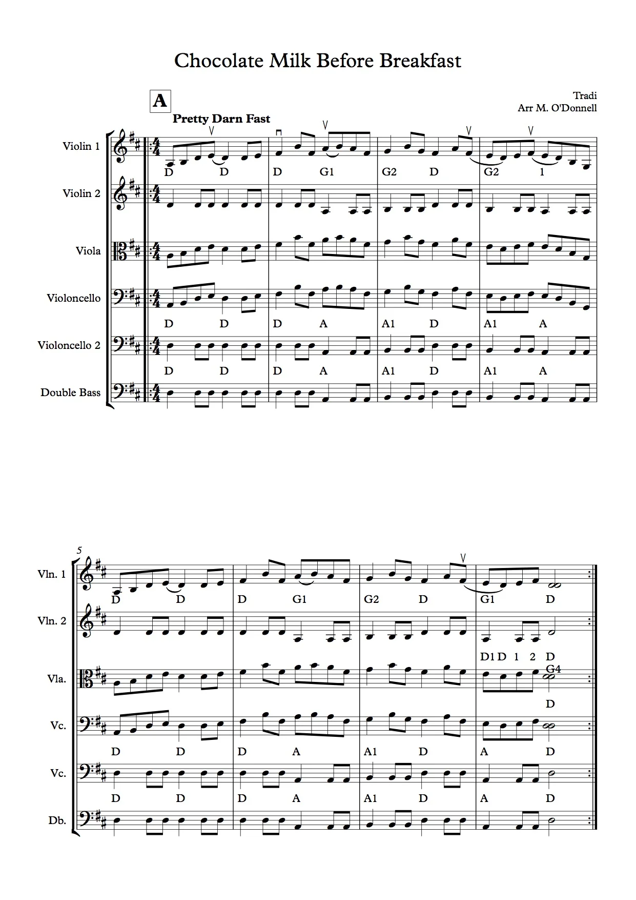 Chocolate Milk Before Breakfast