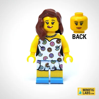 Donut Dress Girl Front View