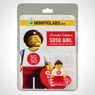 SG50 Girl Clamshell Packaging Front