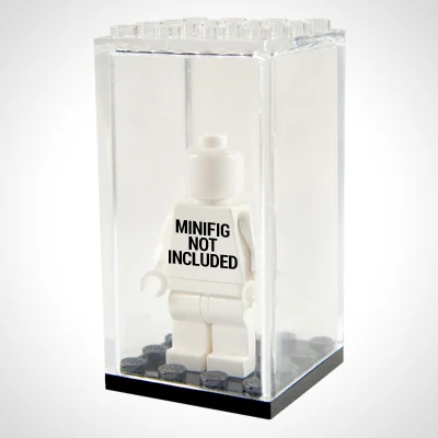 4 x 4 Stackable Display Case Black