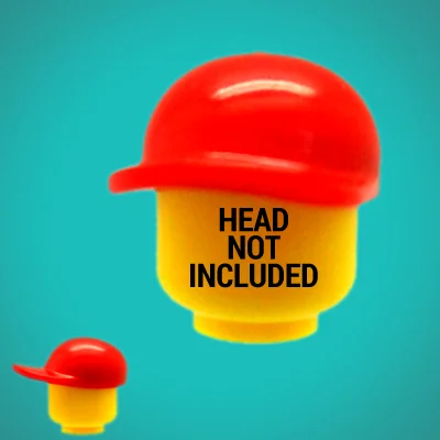 Minifig Headgear Cap Curved Bill