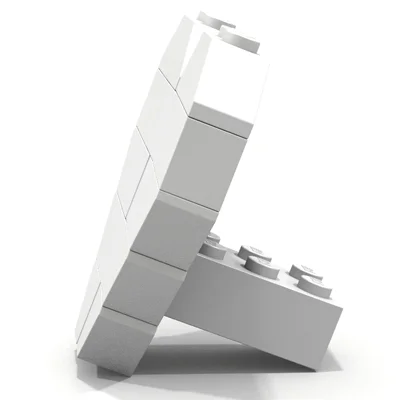 Bricklove White Side View