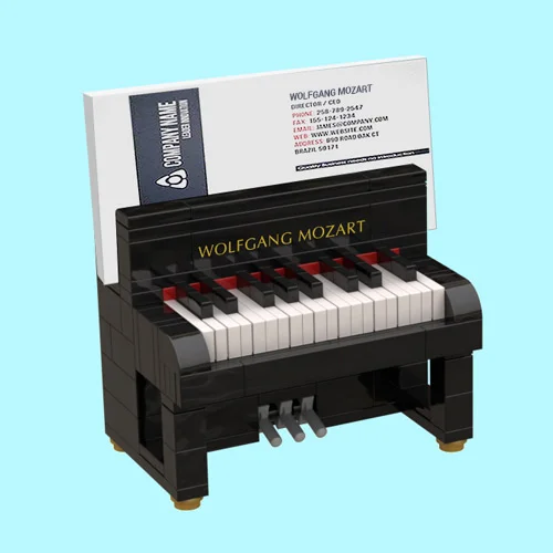 piano name card holder
