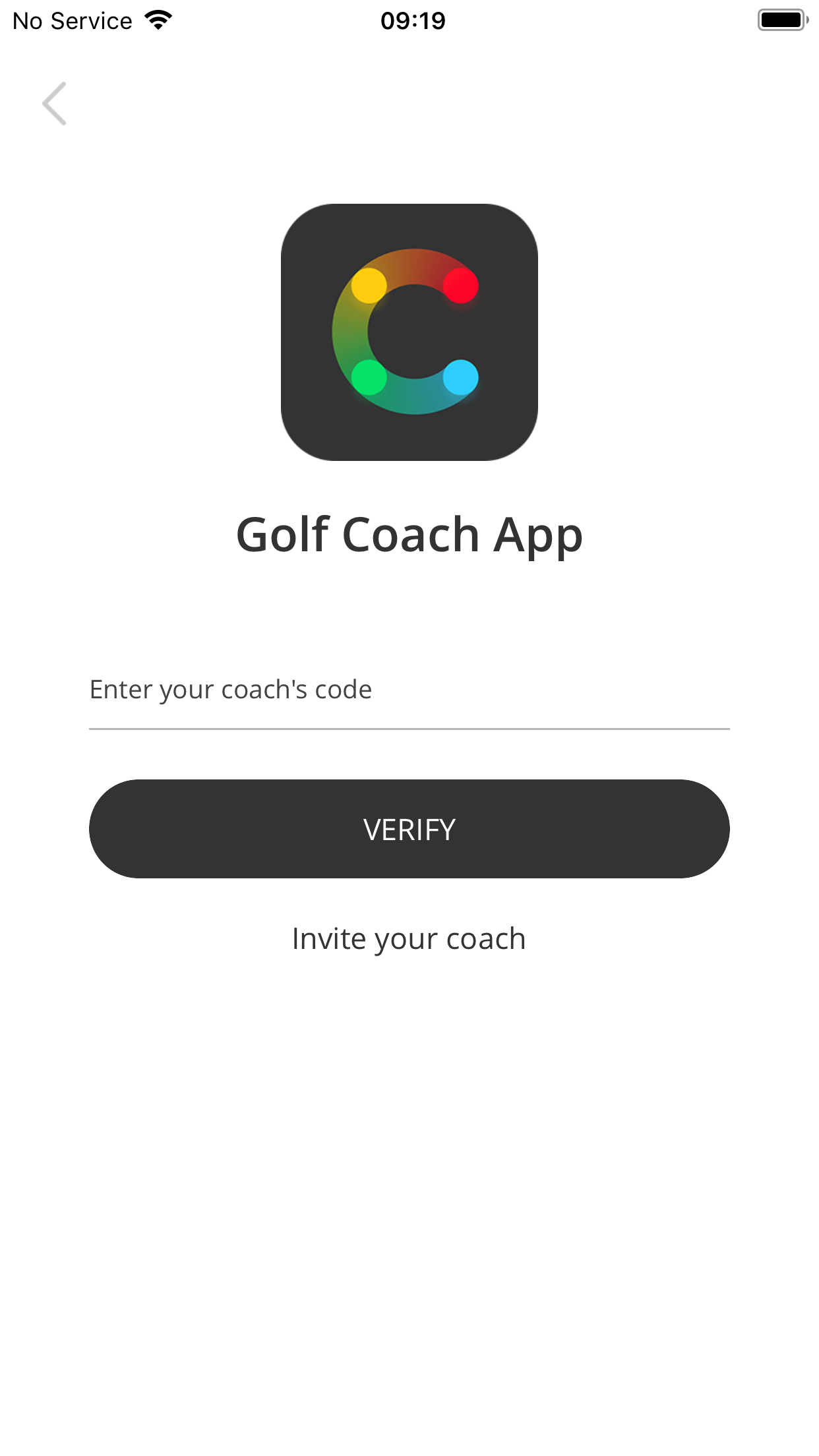 Image Gallery — Golf Coach App