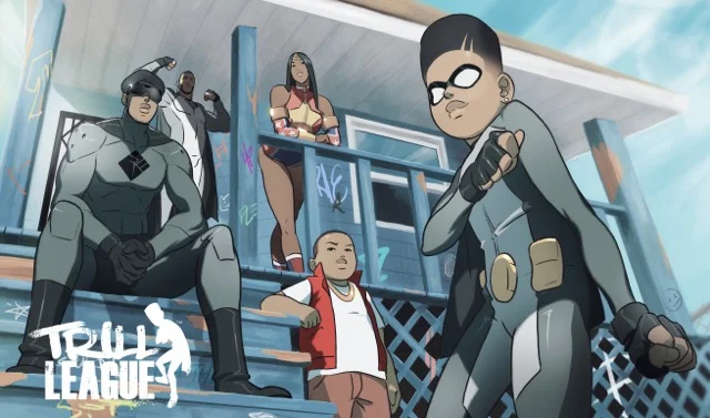 Trill League: (Top Left to Right: Swolemayne, Wondeshia; Bottom Left to Right: Blackmayne, Fat Boy, Sparrow)