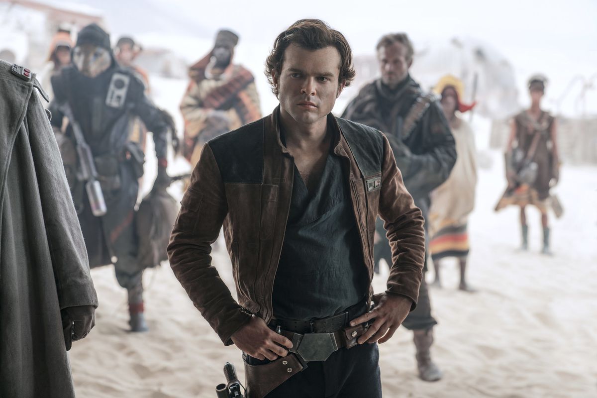  Han Solo played by Alden Ehrenreich