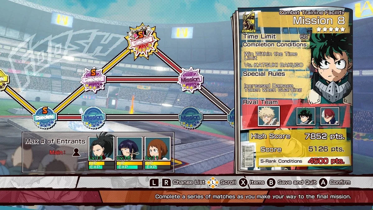 MHA-OJ: Mission Mode
