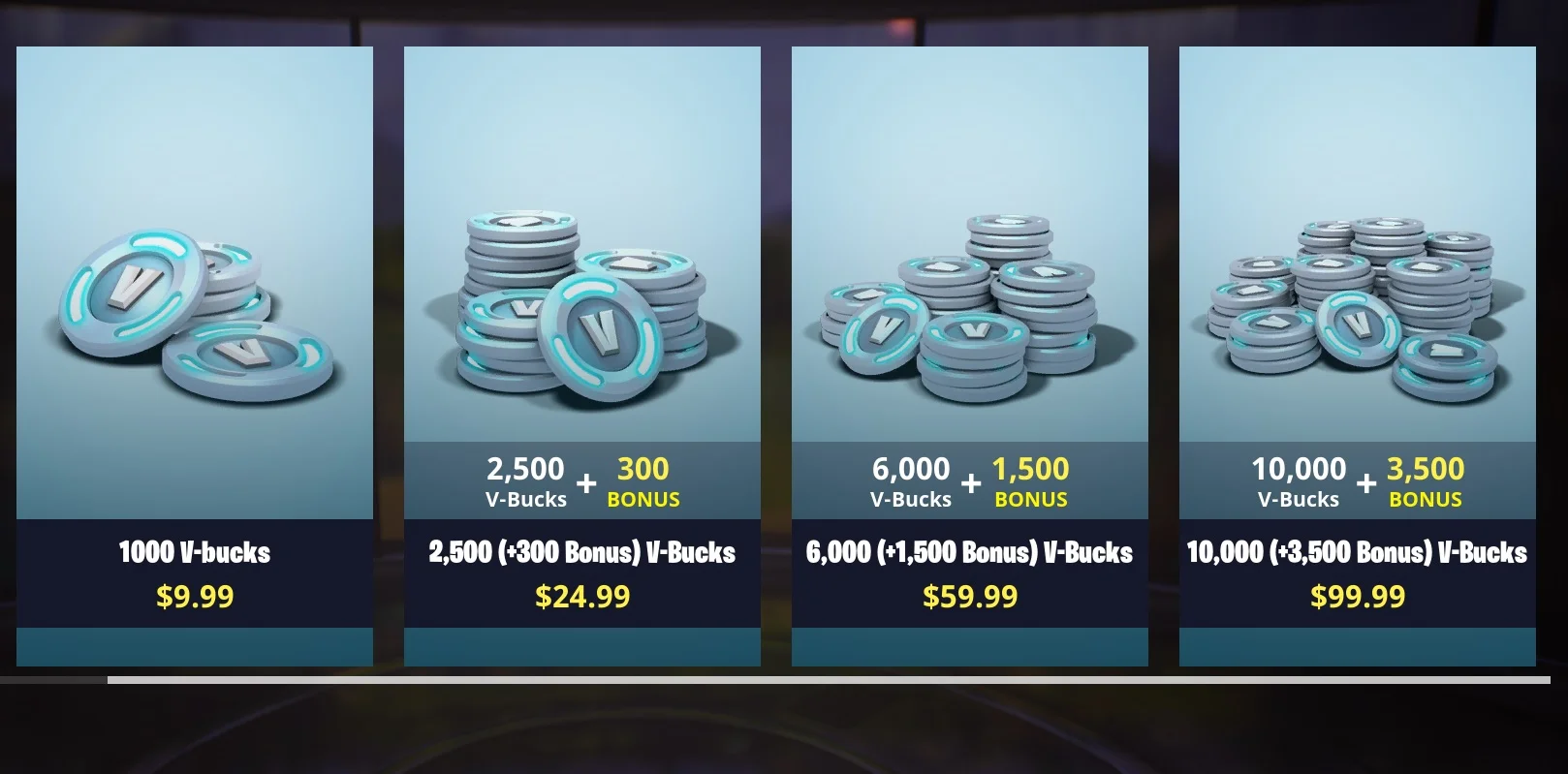 Fortnite: V-Bucks