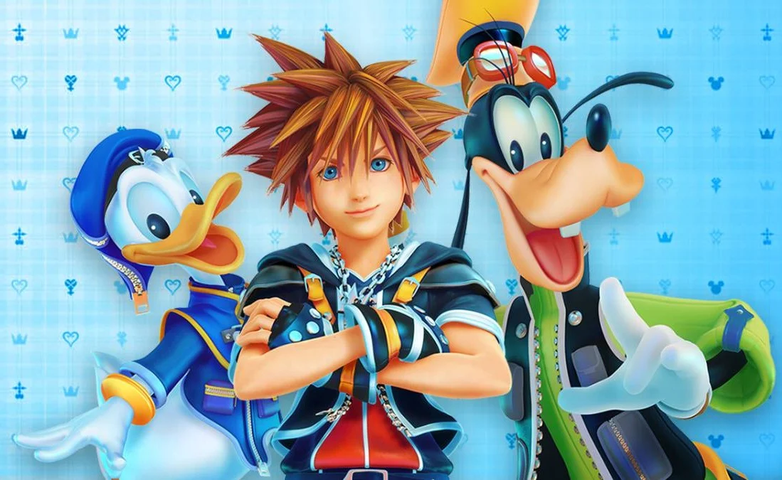 Kingdom Hearts 3 Squad: (L to R) Donald Duck, Sora, Goofy