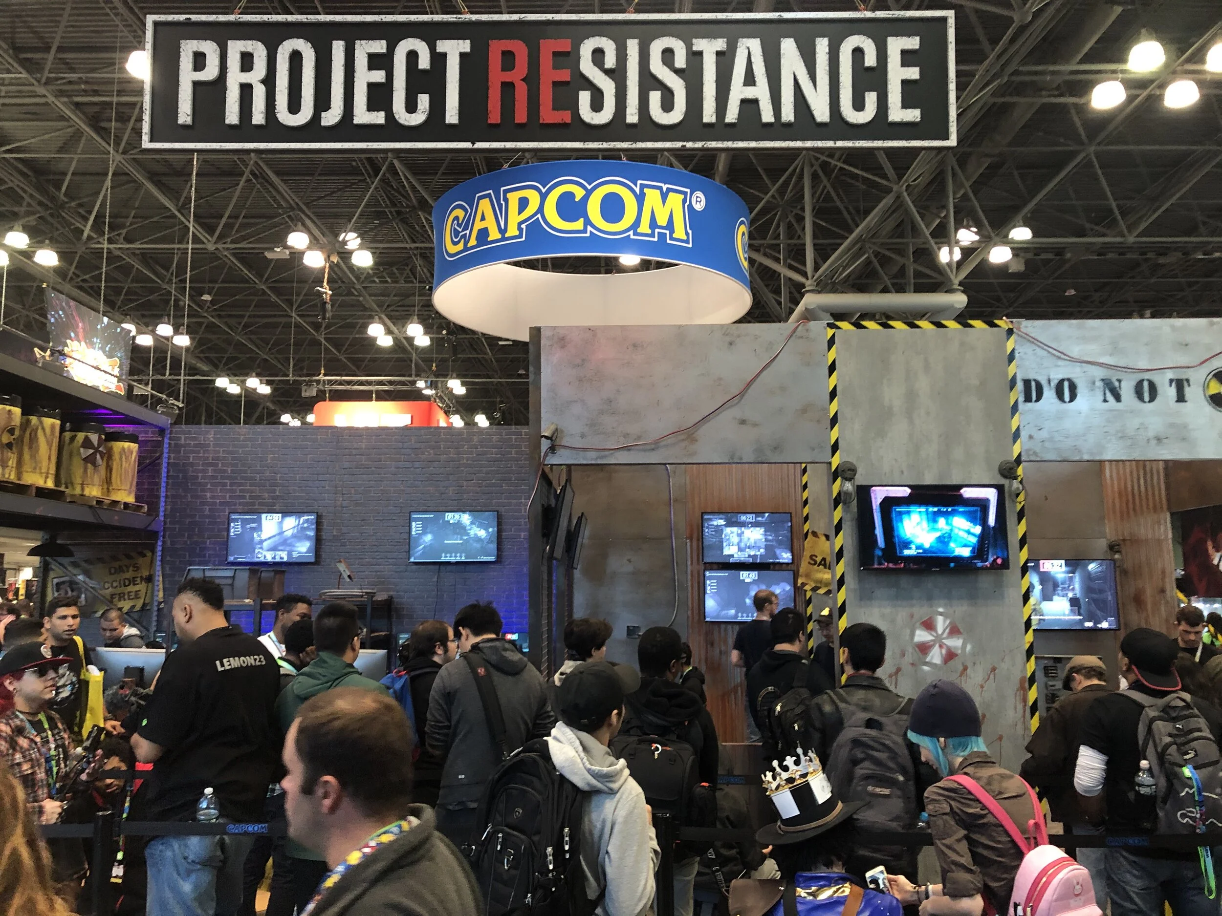 Waiting Line for RE: Project Resistance @NYCC2019