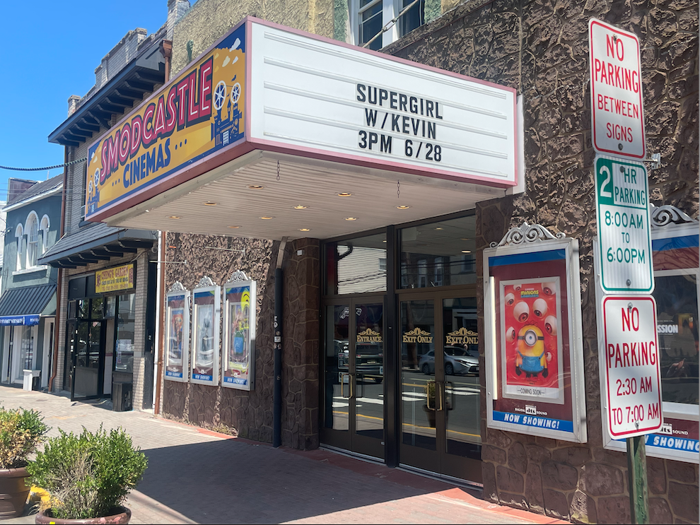 Supergirl and the Temple of Film.