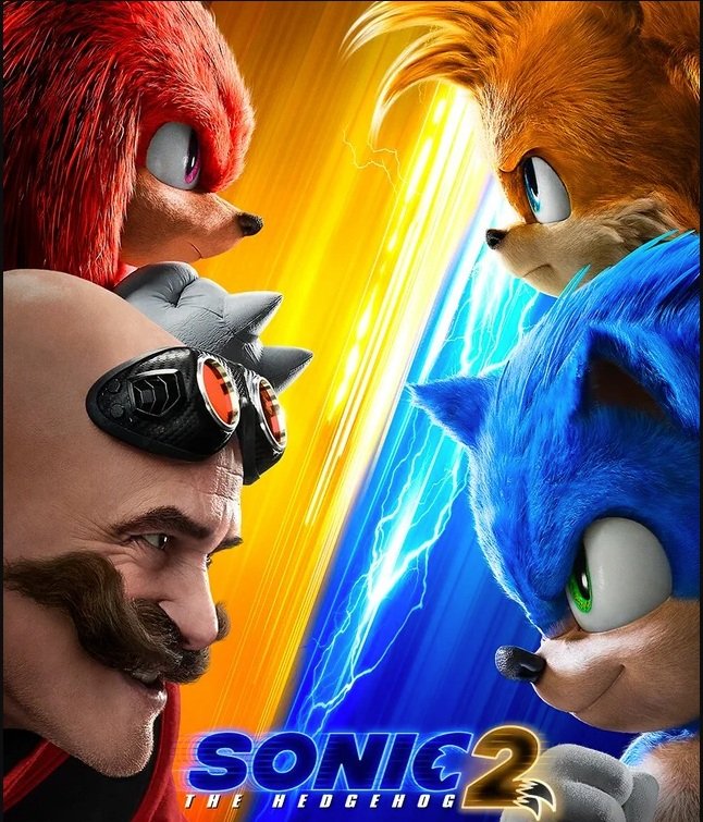 Tails got a makeover in the Japanese poster for Sonic the Hedgehog 2