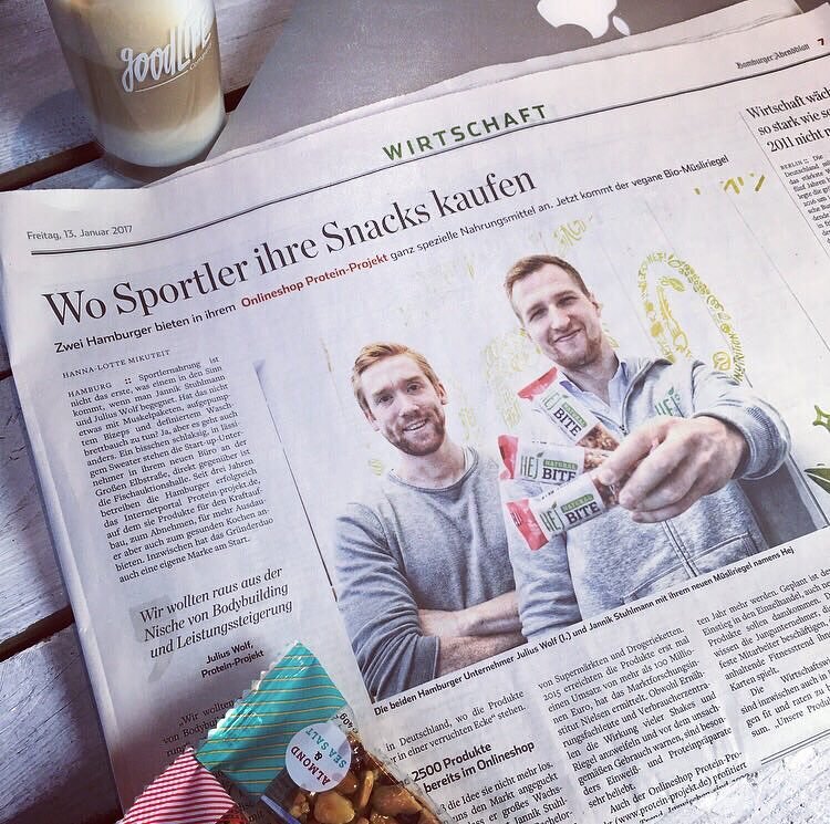 🍾🙈Today's newspaper with a story about our company 😃Our mission from day one was to make a healthy living easily accessible for everyone #goodlife #livehealthy