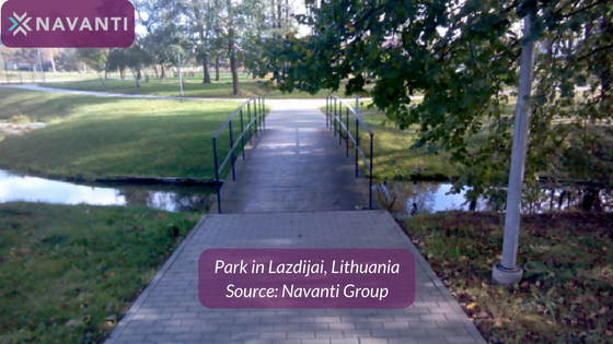 Park in Lazdijai, Lithuania