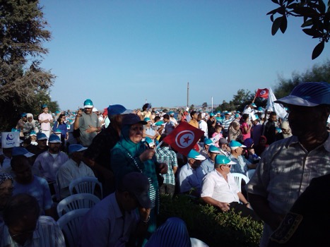 Ennahda Rally on Evacuation Day in Bizerte, 15 OCT 14