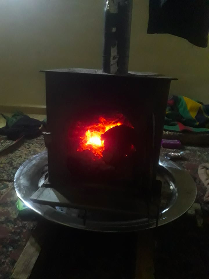 A wood stove for heating in Idlib province. Source: Navanti