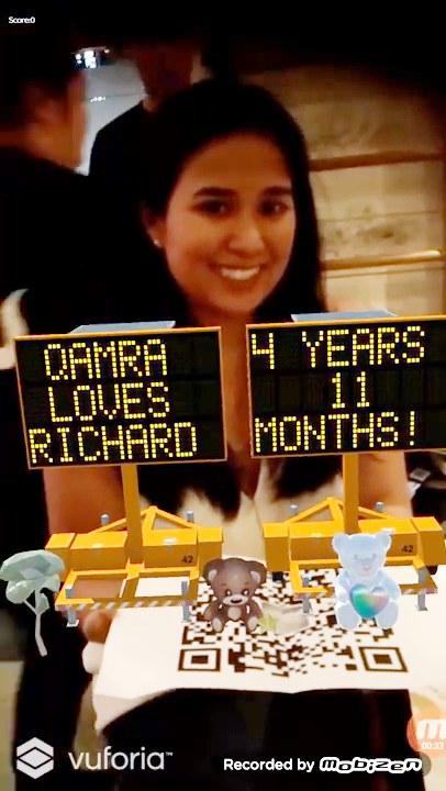 Augmented Reality for Bearlentine's Day and Monthiversary