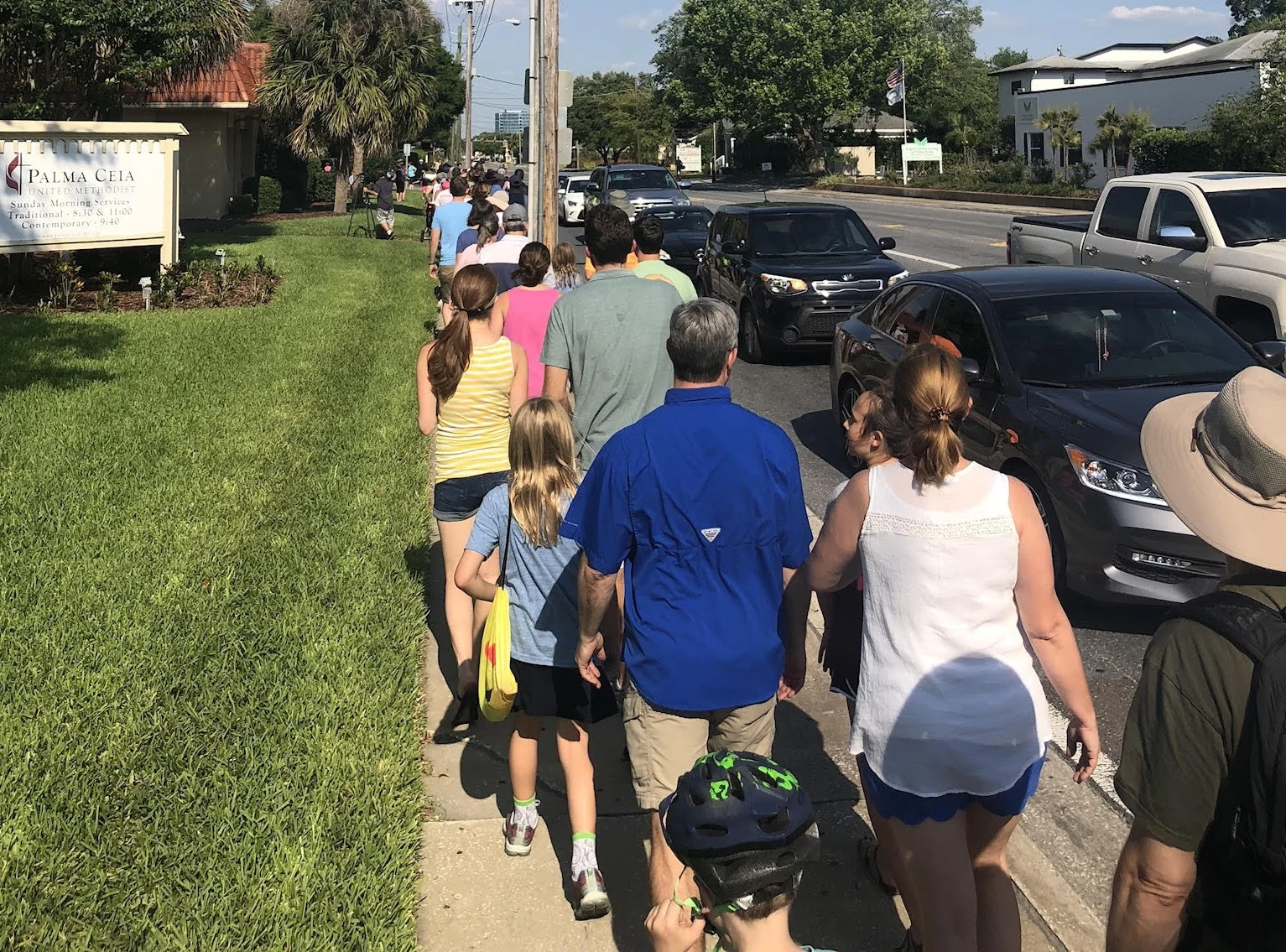 Nearly 120 residents from the Bay to Bay Blvd. corridor took the streets on April 29. Their message? Our neighborhood is not just an on-ramp to the Crosstown Expressway. 
