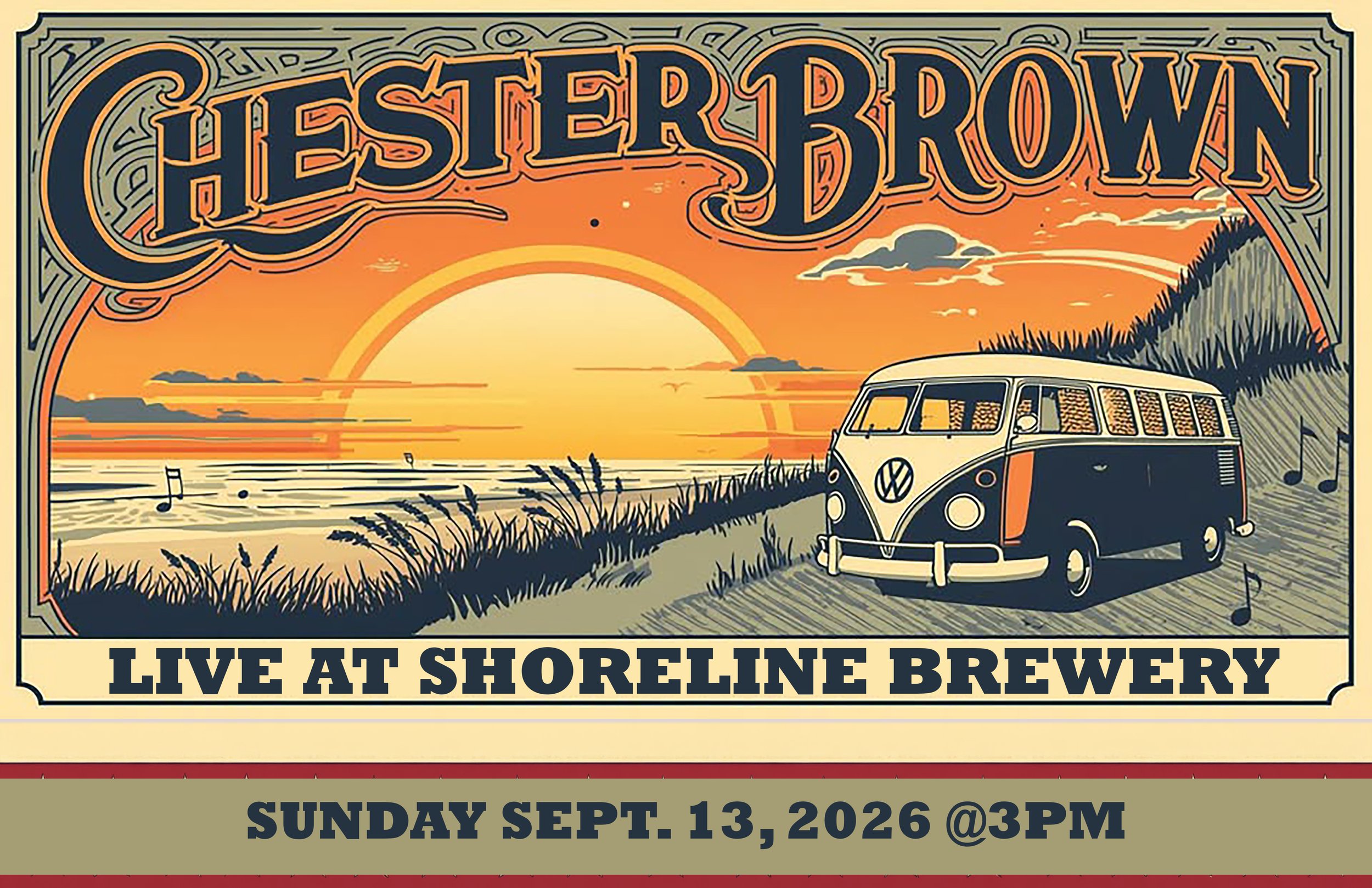 Chester Brown Labor Day Weekend at Shoreline Brewery