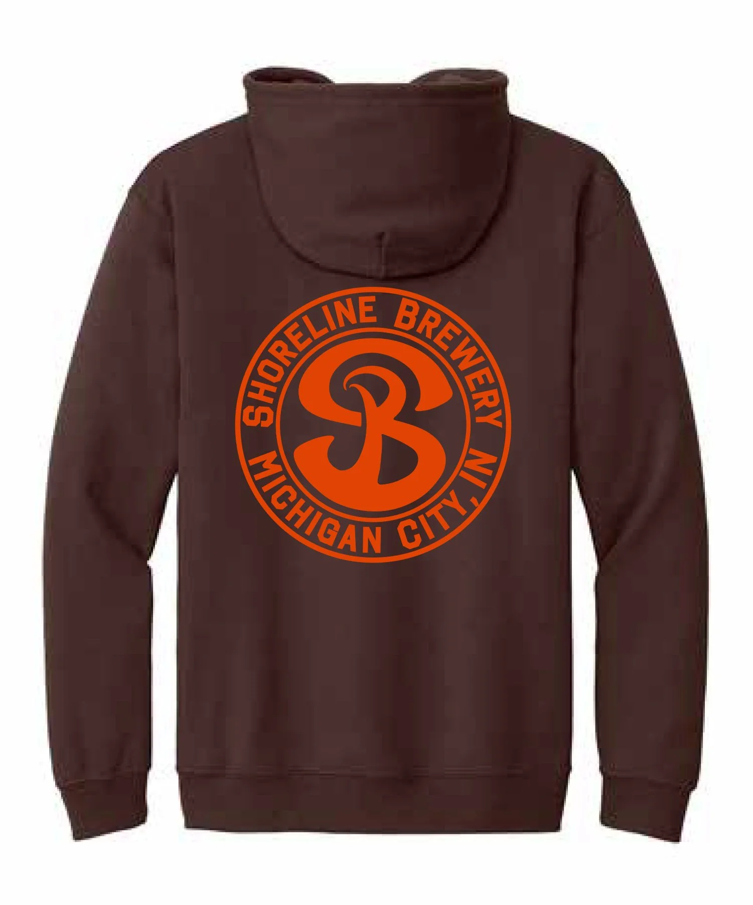 Zip-up SB Hoodie (Dark Chocolate)