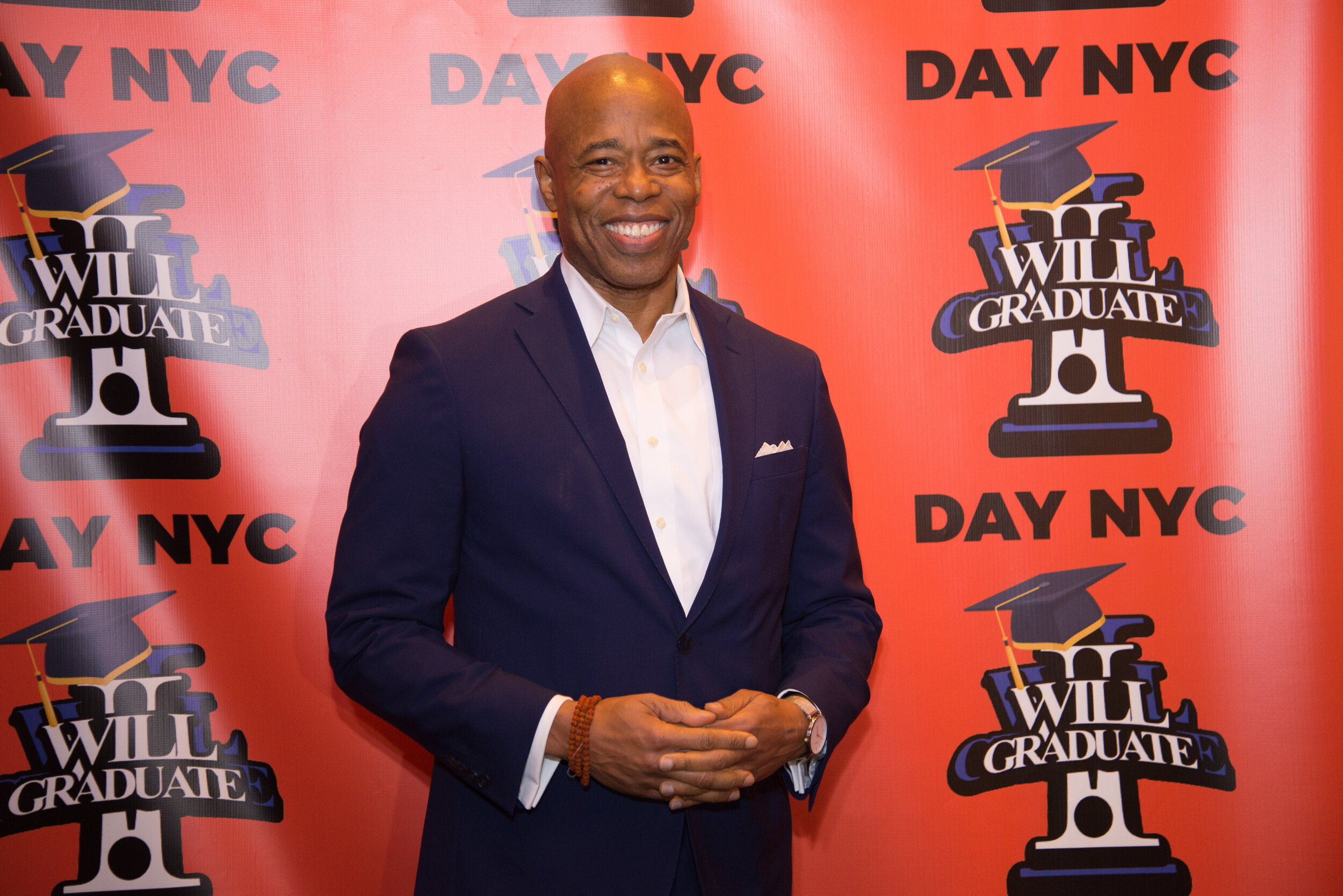 Brooklyn Borough President Eric Adams attends the I WILL GRADUATE DAY 2020 Celebration at Kings Theater. 