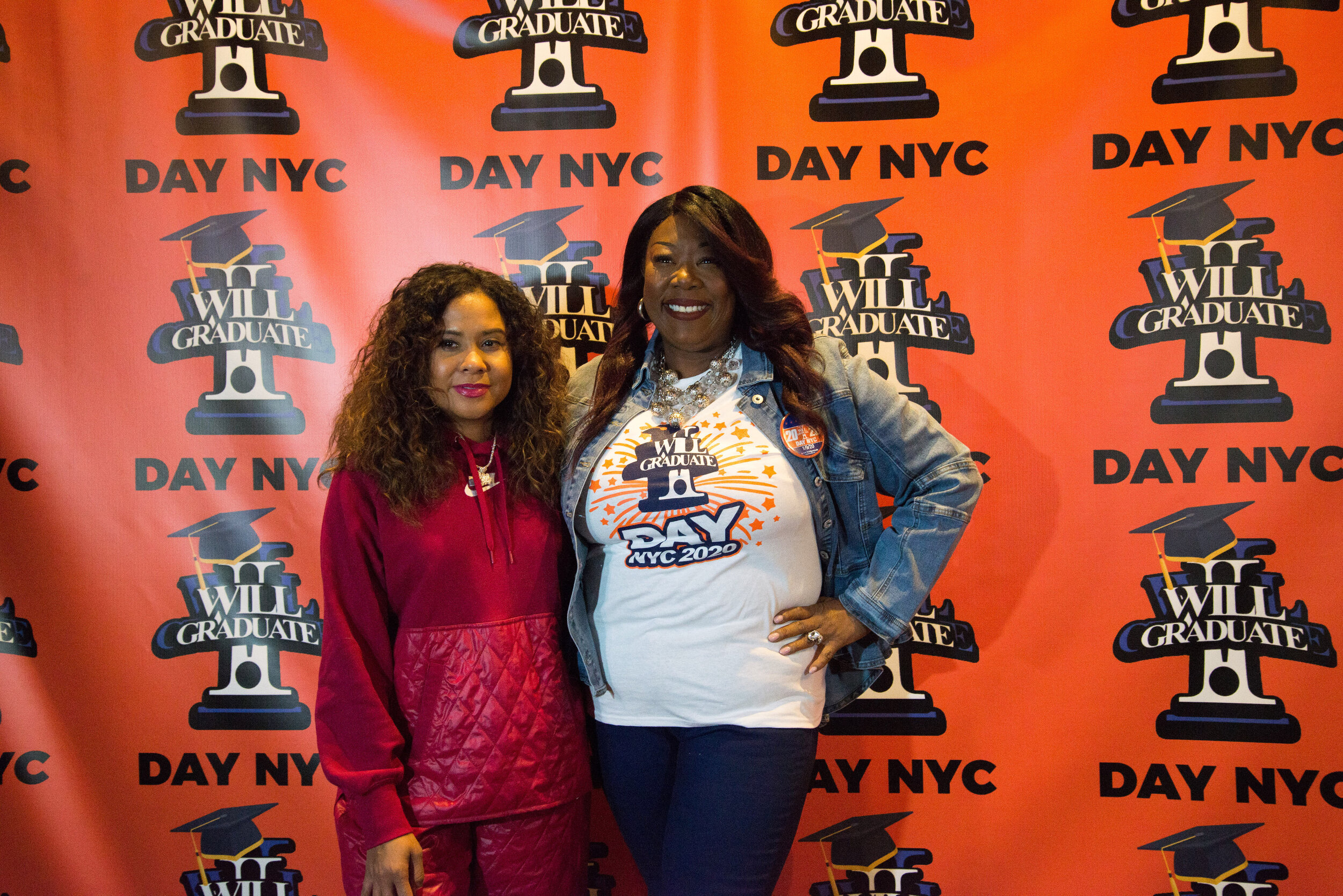 (Left to Right) Angela Yee (Breakfast Club) and Tonya Lewis Taylor (I WILL GRADUATE Executive Director). 