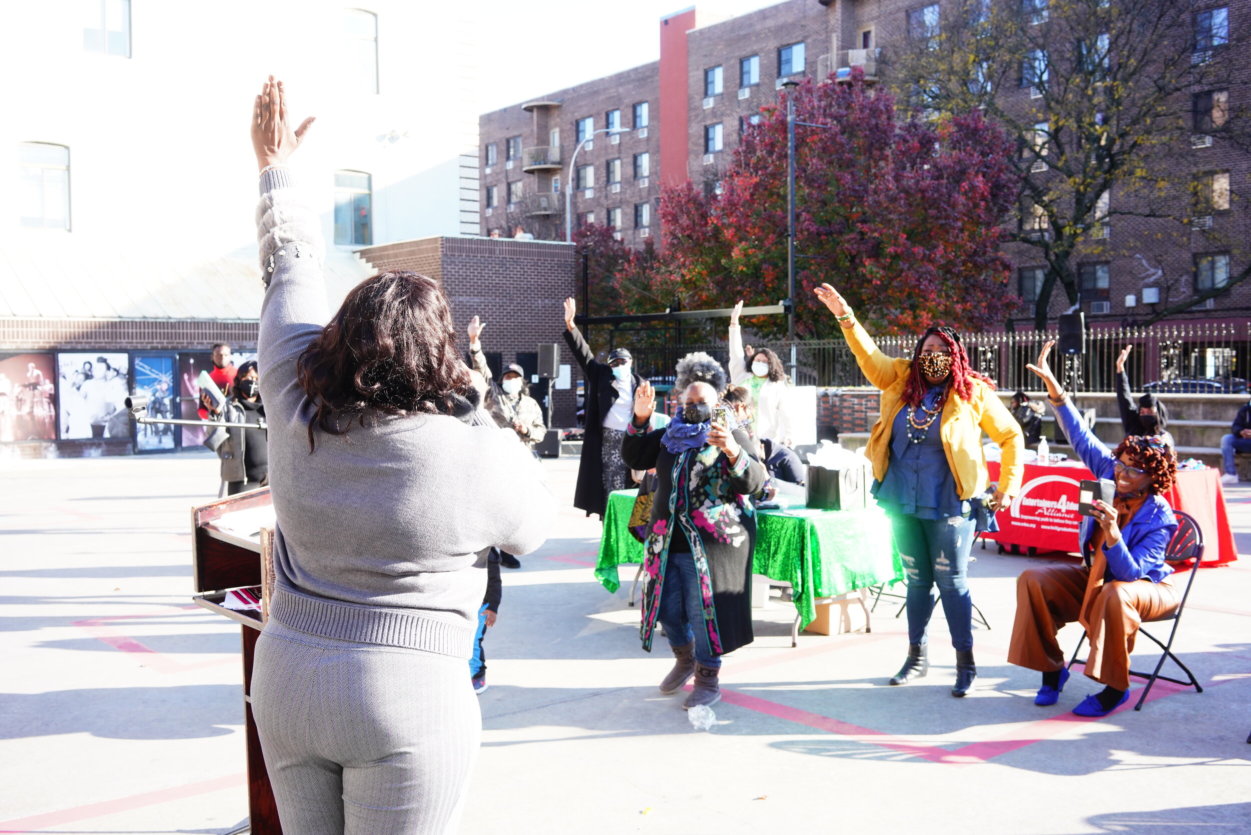 Assembly Member Latrice Walker shares inspirational words to attendees.