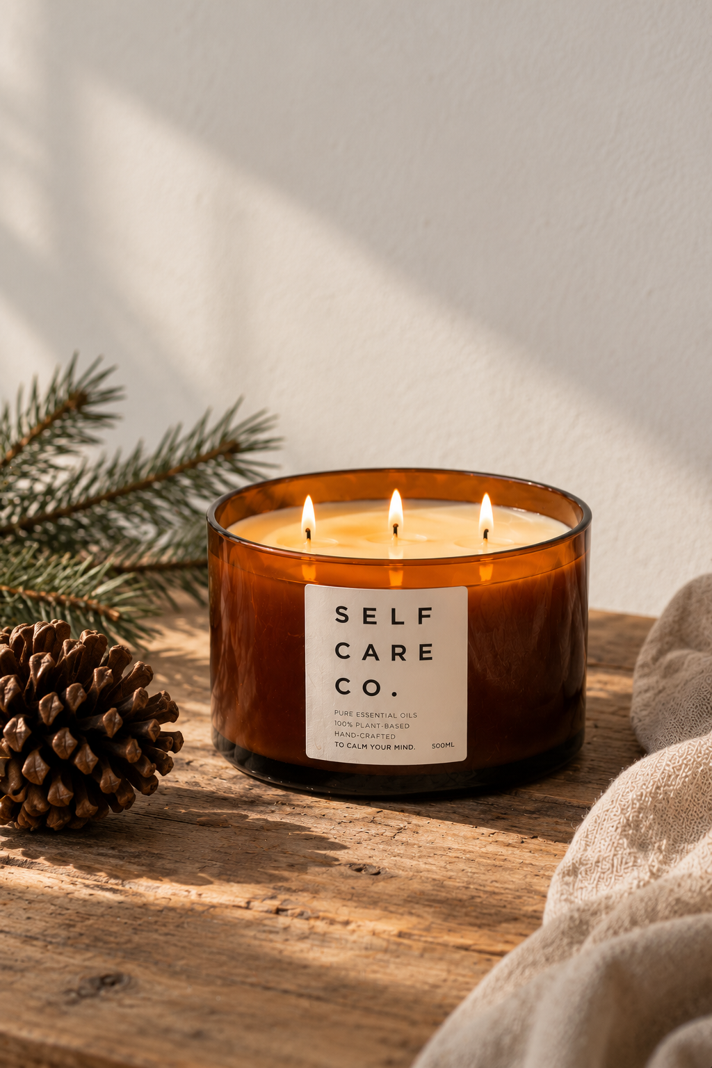 Luxury Aromatherapy Large <br> 3 Wick 500g