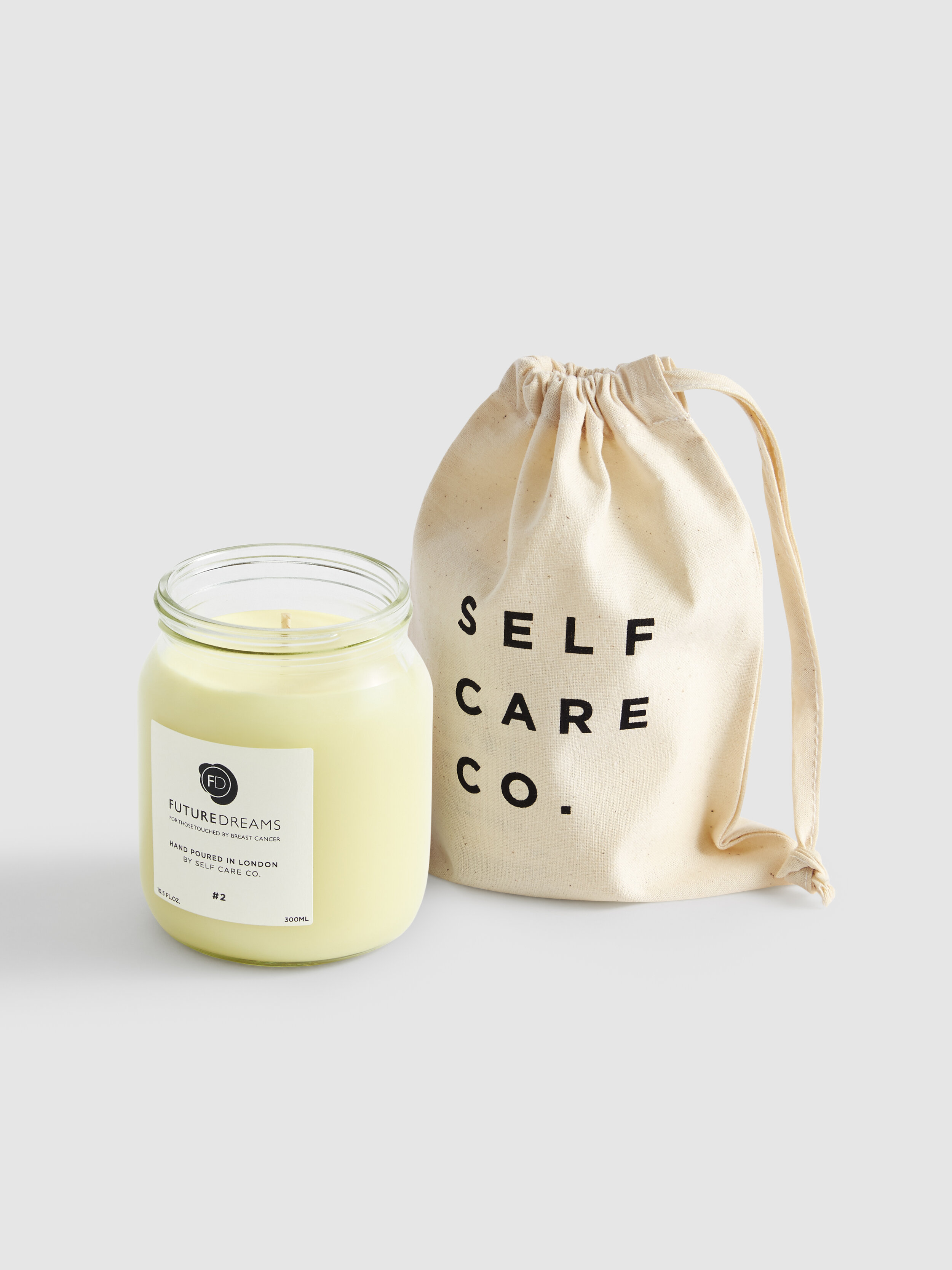 Future Dreams Charity Rose Geranium + Orange Aromatherapy Candle