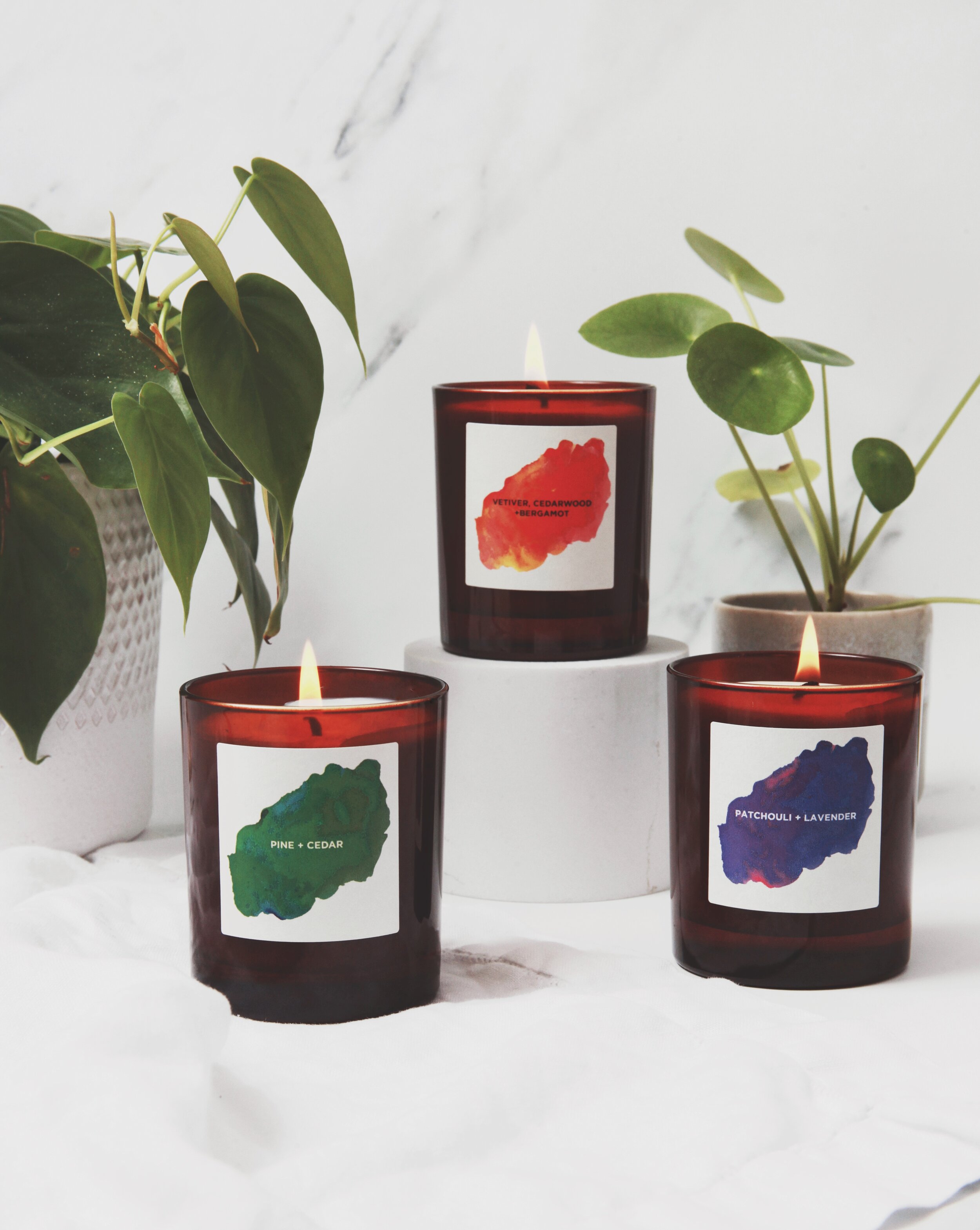 I AM GROUNDED Aromatherapy Affirmation Candle Set