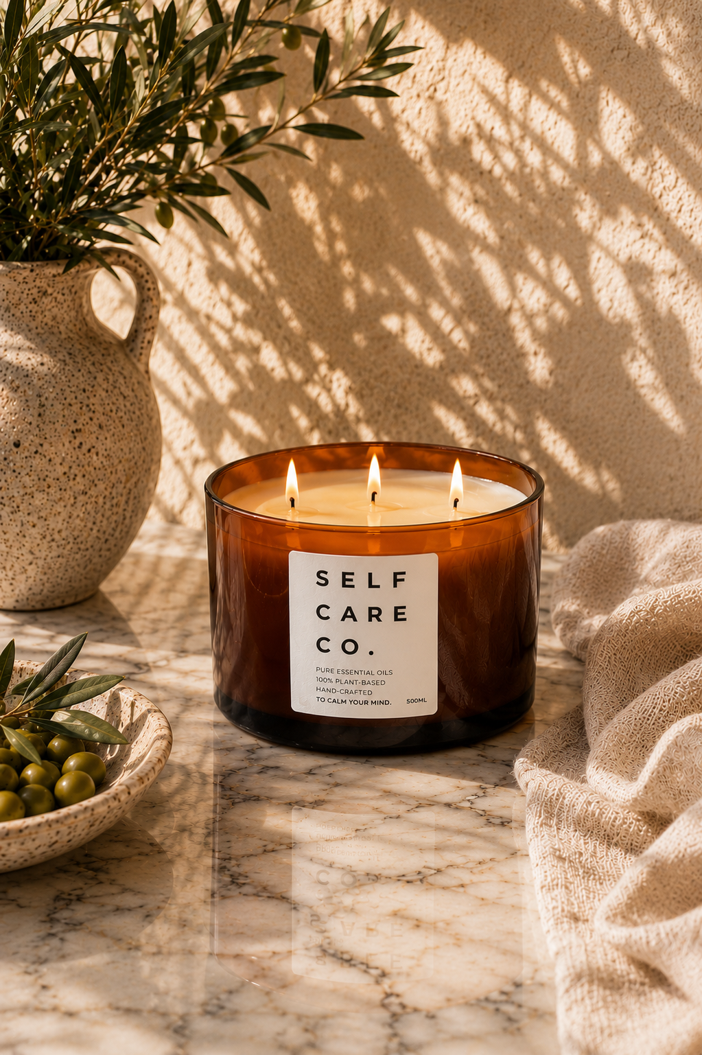 Luxury Aromatherapy Large <br> 3 Wick 500g