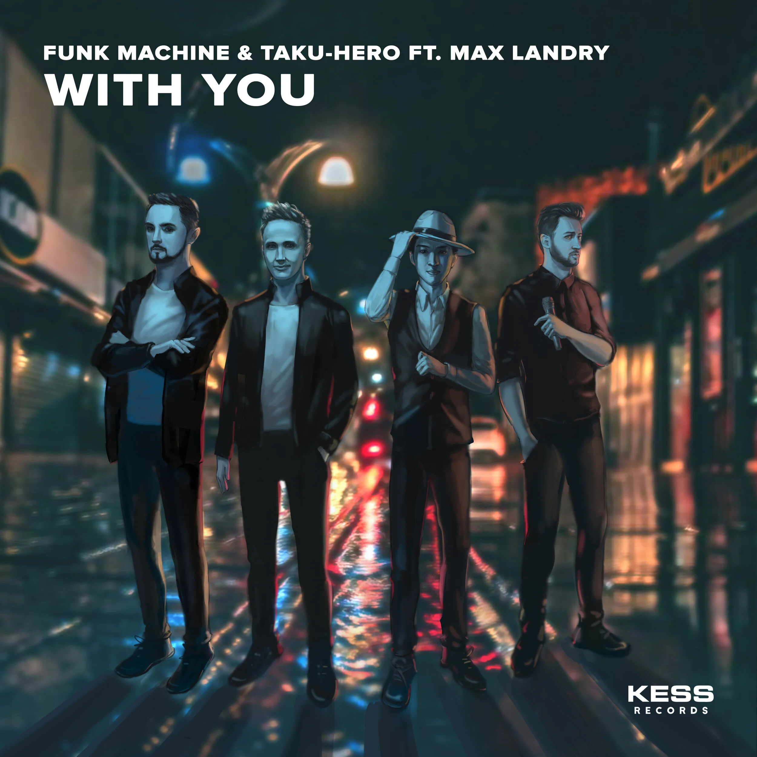 Funk Machine &amp; Taku-Hero - With You (feat. Max Landry)