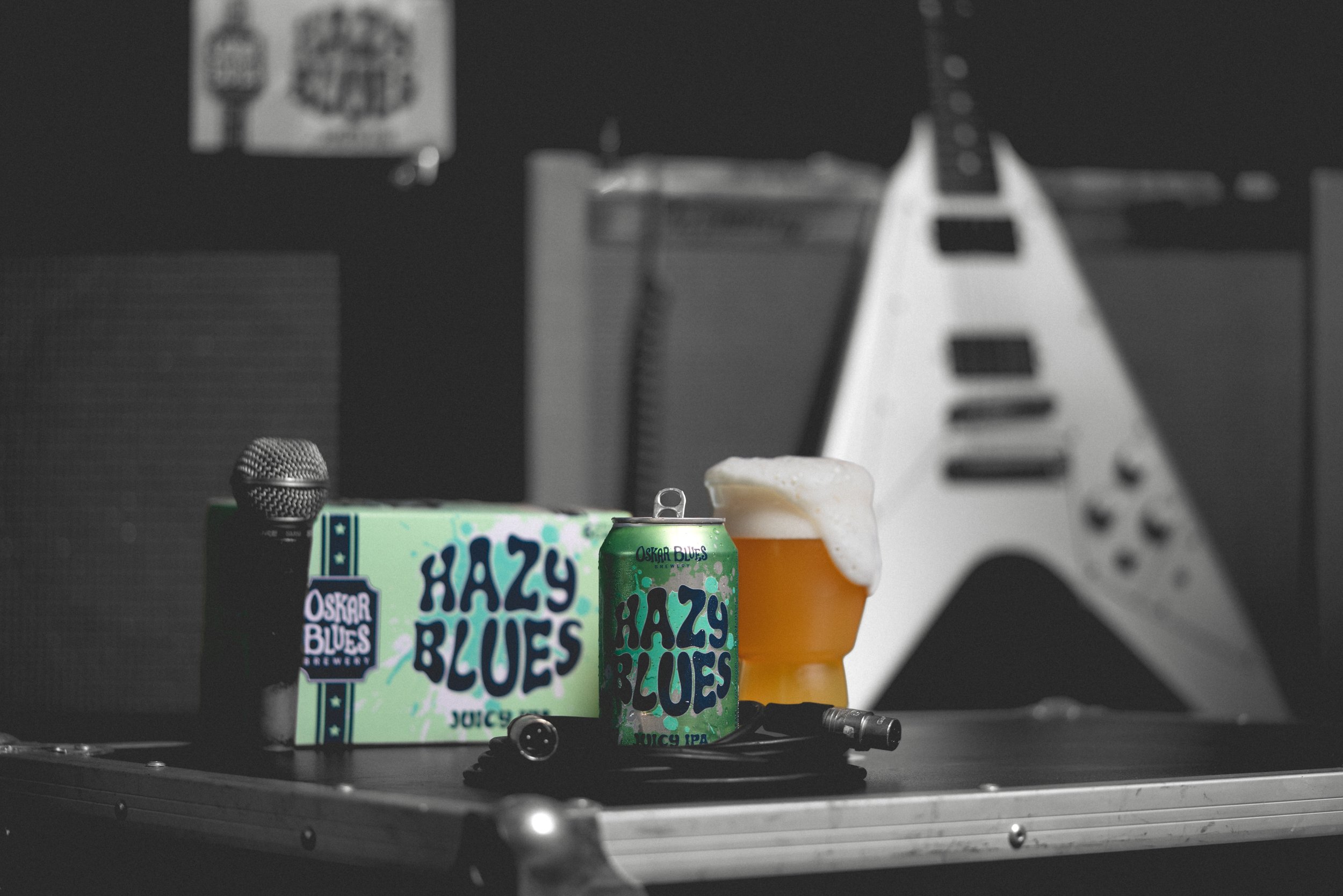 A marriage of music and beer, Oskar Blues announces their latest IPA - Hazy  Blues Juicy IPA — The Northwest Beer Guide