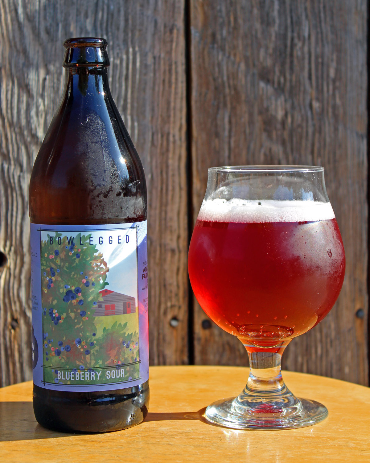 Atwood Ales, Bowlegged Blueberry Sour. Image courtesy the brewery.