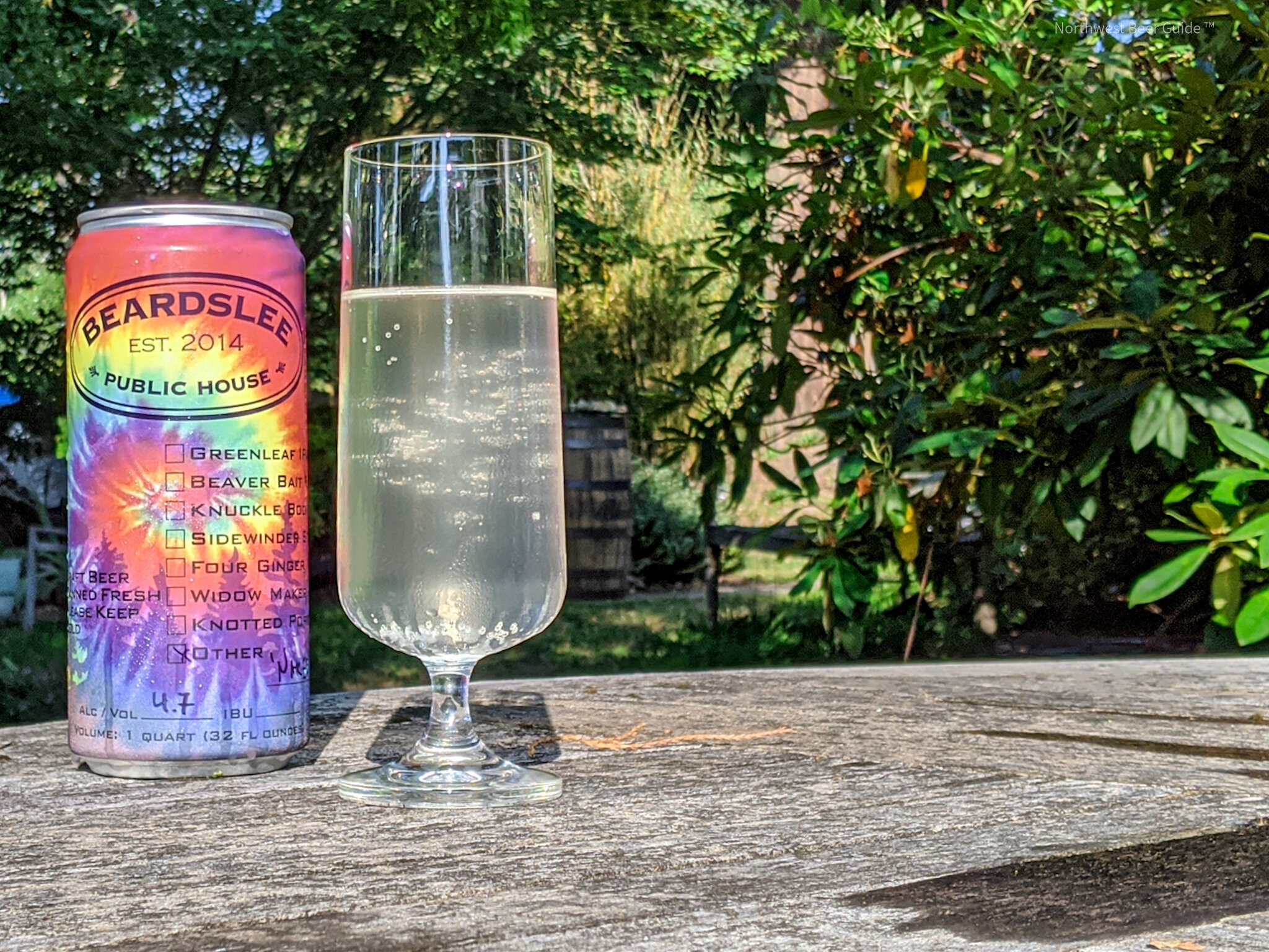 Beardslee ‘naked’ Hard Seltzer/Northwest Beer Guide™