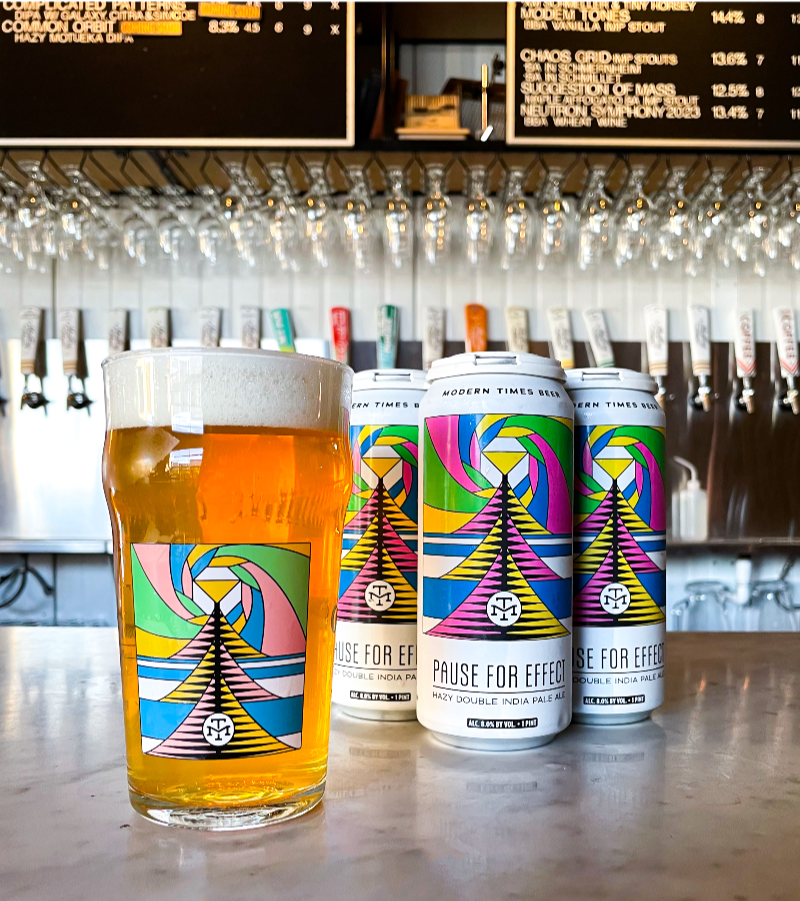 Their first Double Hazy IPA for 2023, Modern Times Beer releases Pause