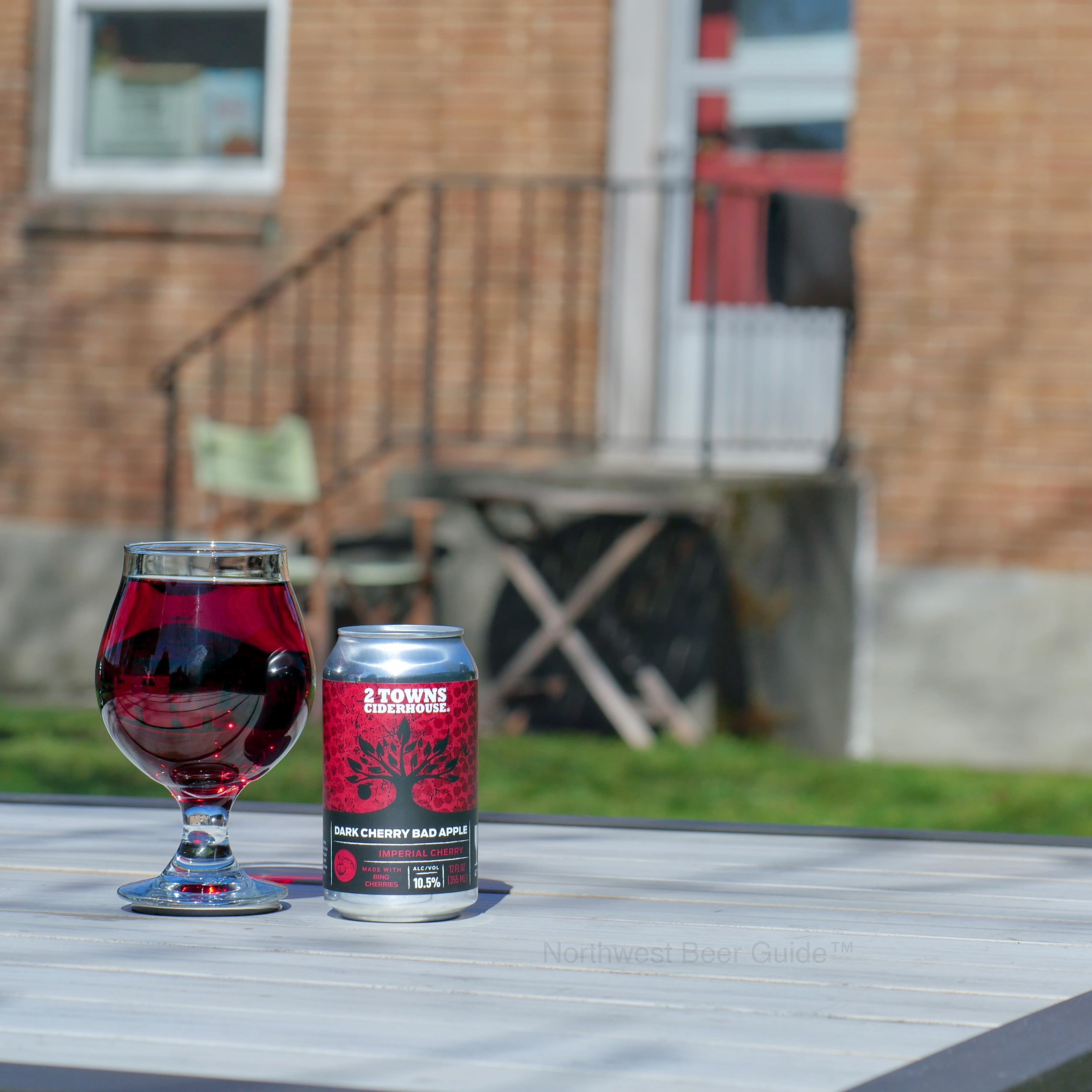 With cherry-picking season being weeks-away, @2townscider has the perfect cider to pair with your day. The latest in their Bad Apple series, Dark Cherry Bad Apple, starts with an apple base, before adding juiced cherries, honey, and aging in white oa