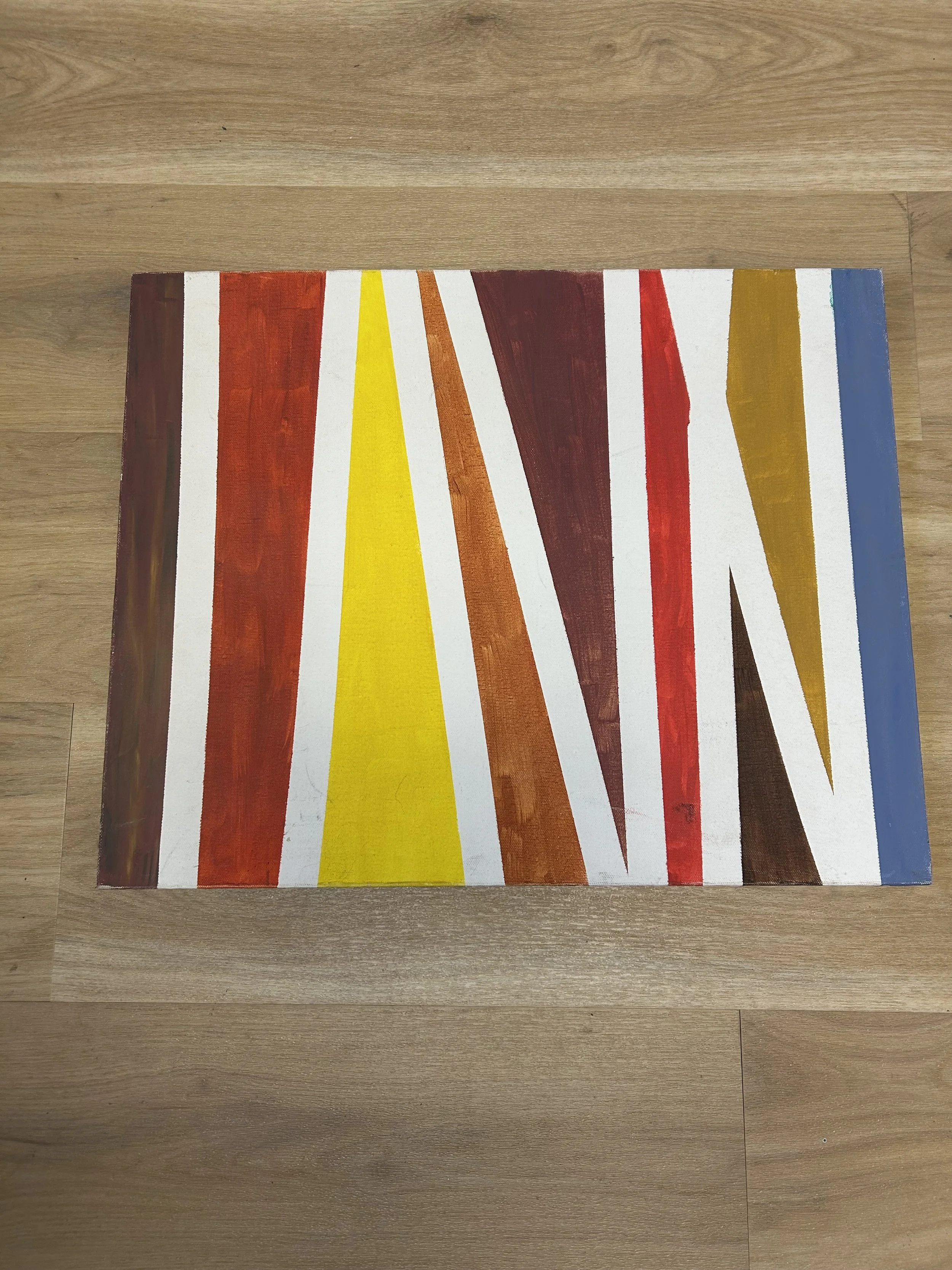 Fall Stripe Painting