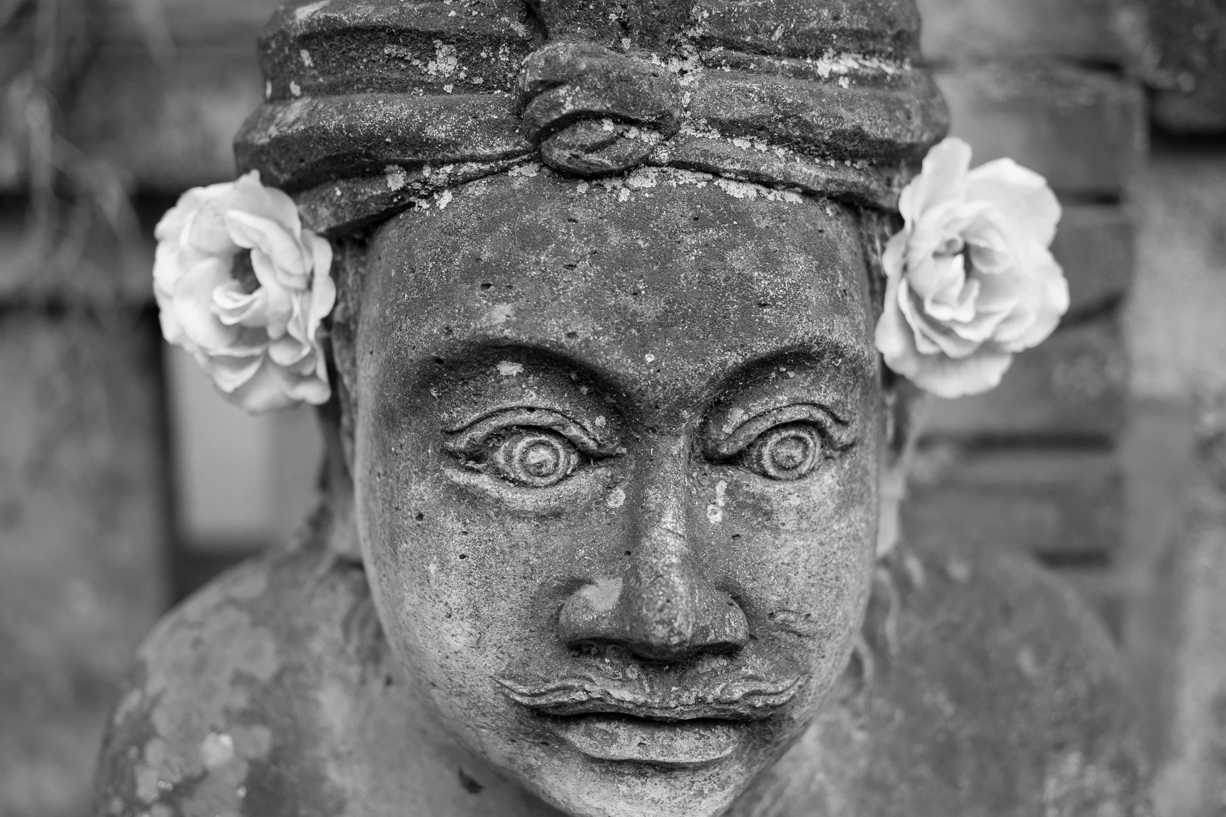   Statue with Flowers ,  Bali 