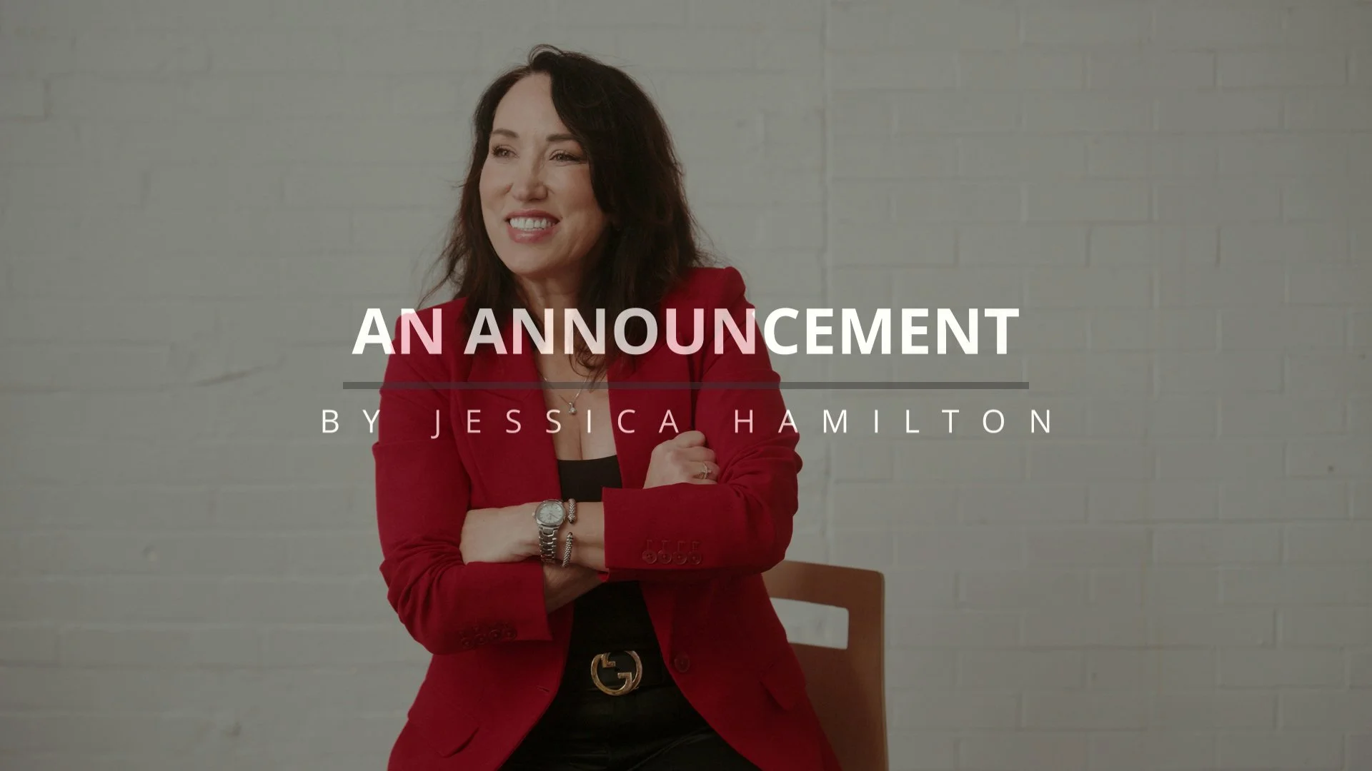 Professional Announcement by Jessica Hamilton