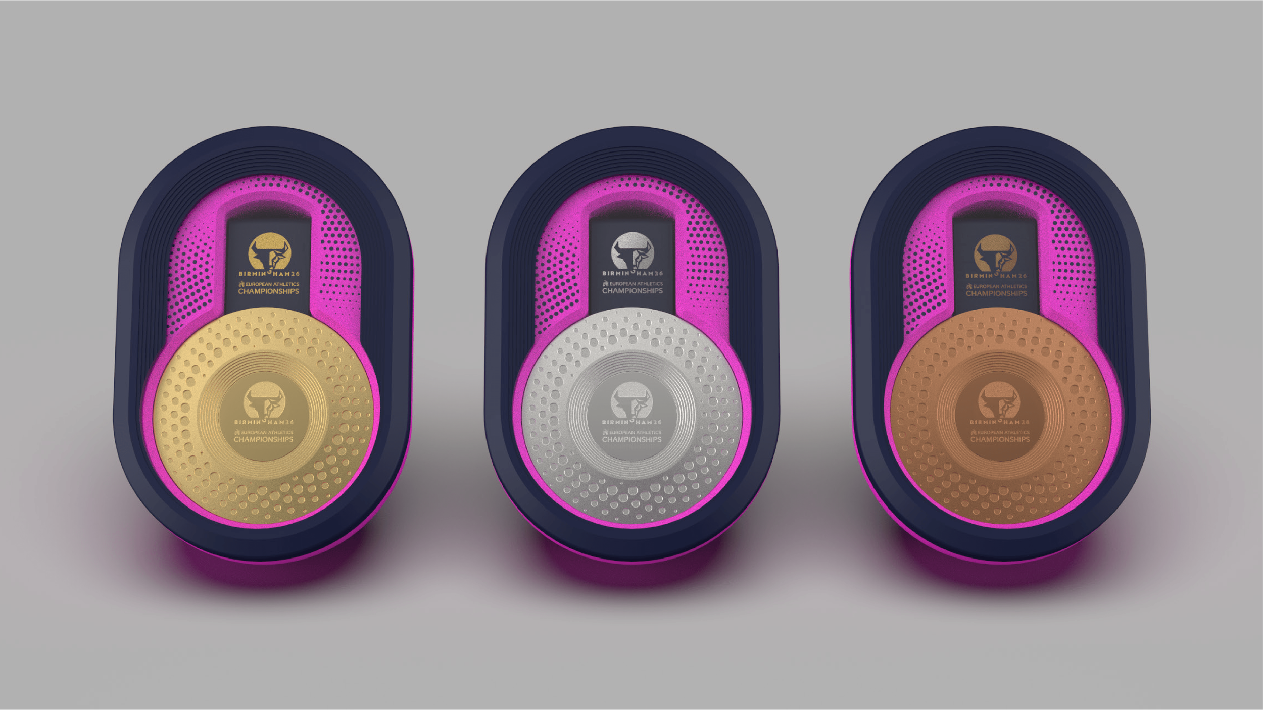 Gold, Silver and Bronze medals