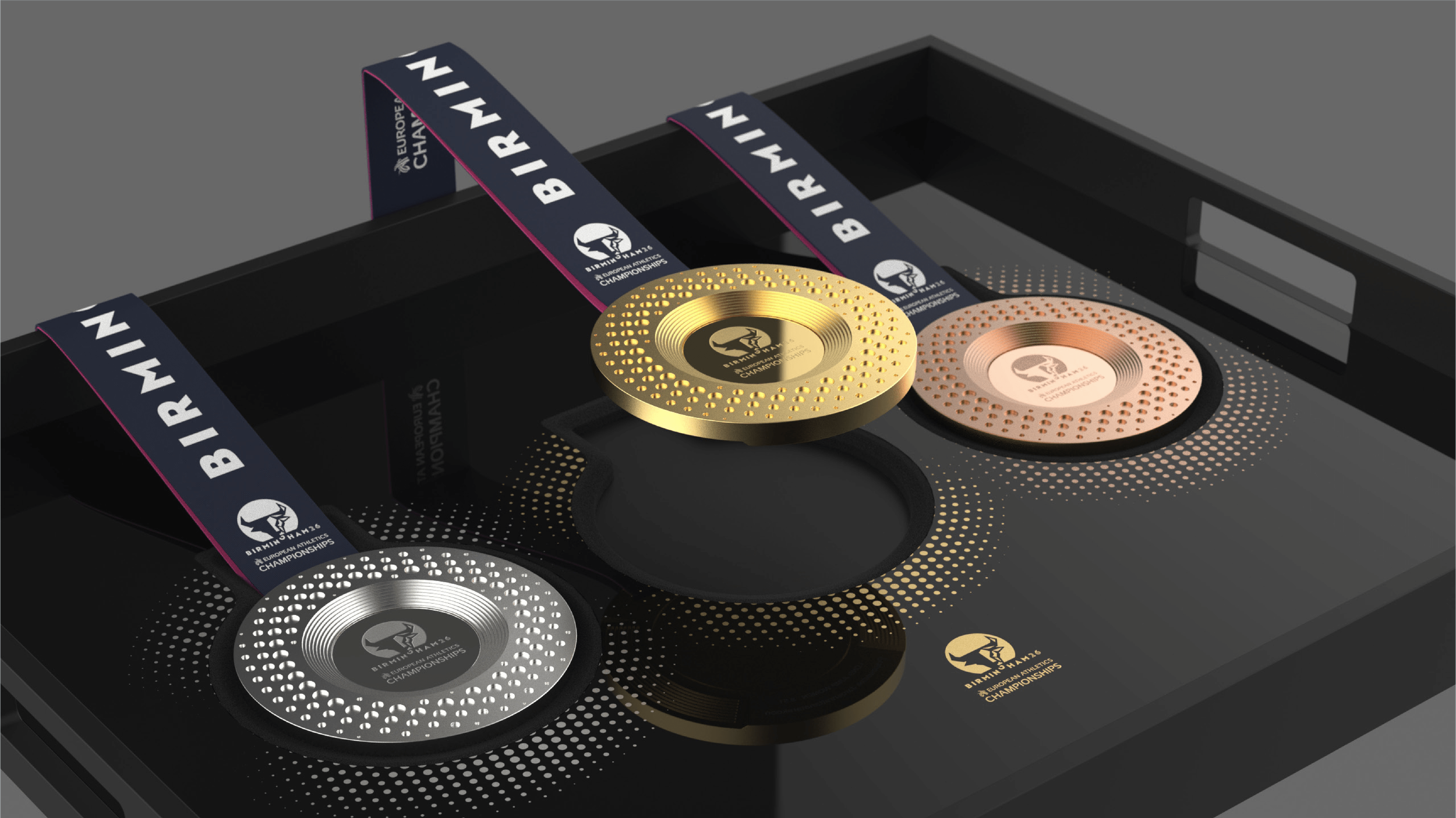 Medal presentation tray design