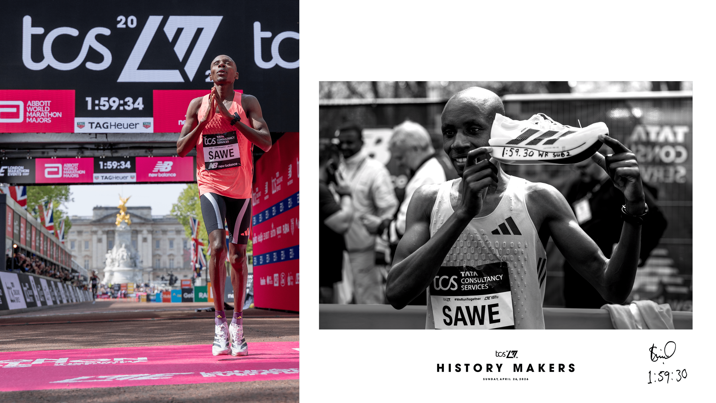 2026 TCS London Marathon branding - History Maker