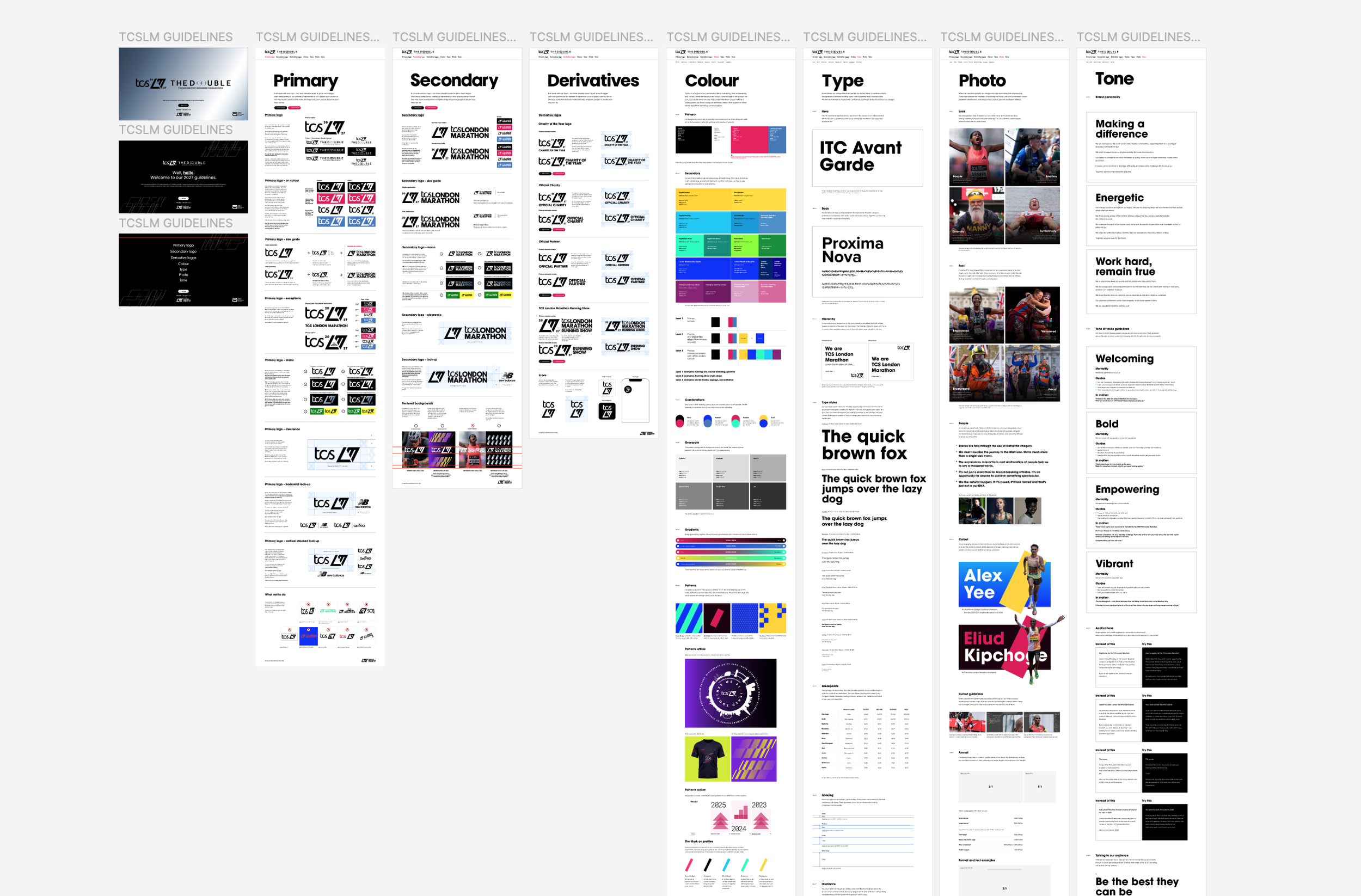 TCS London Marathon brand guidelines