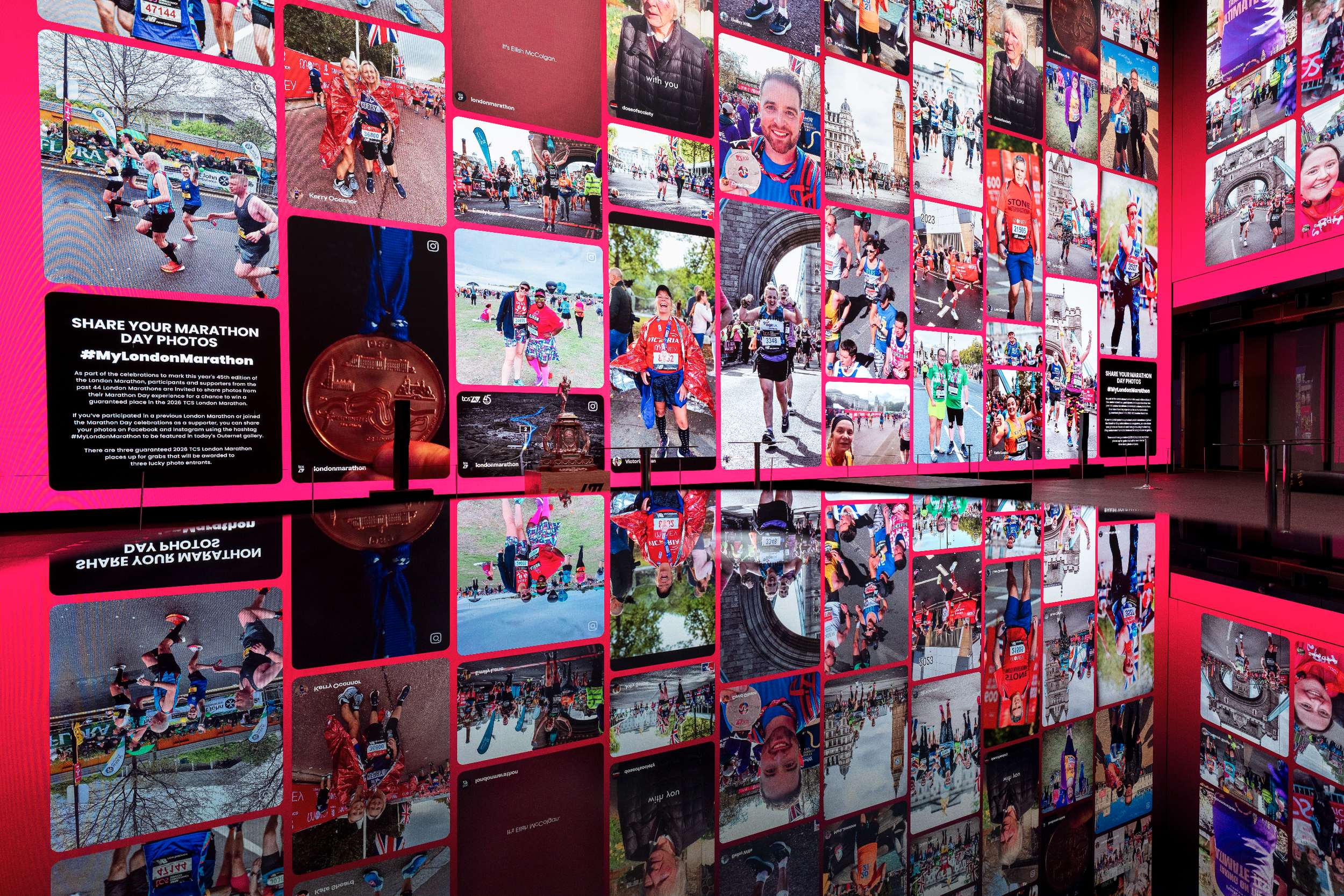 2025 45th Edition TCS London Marathon - Experiential event at The Outernet