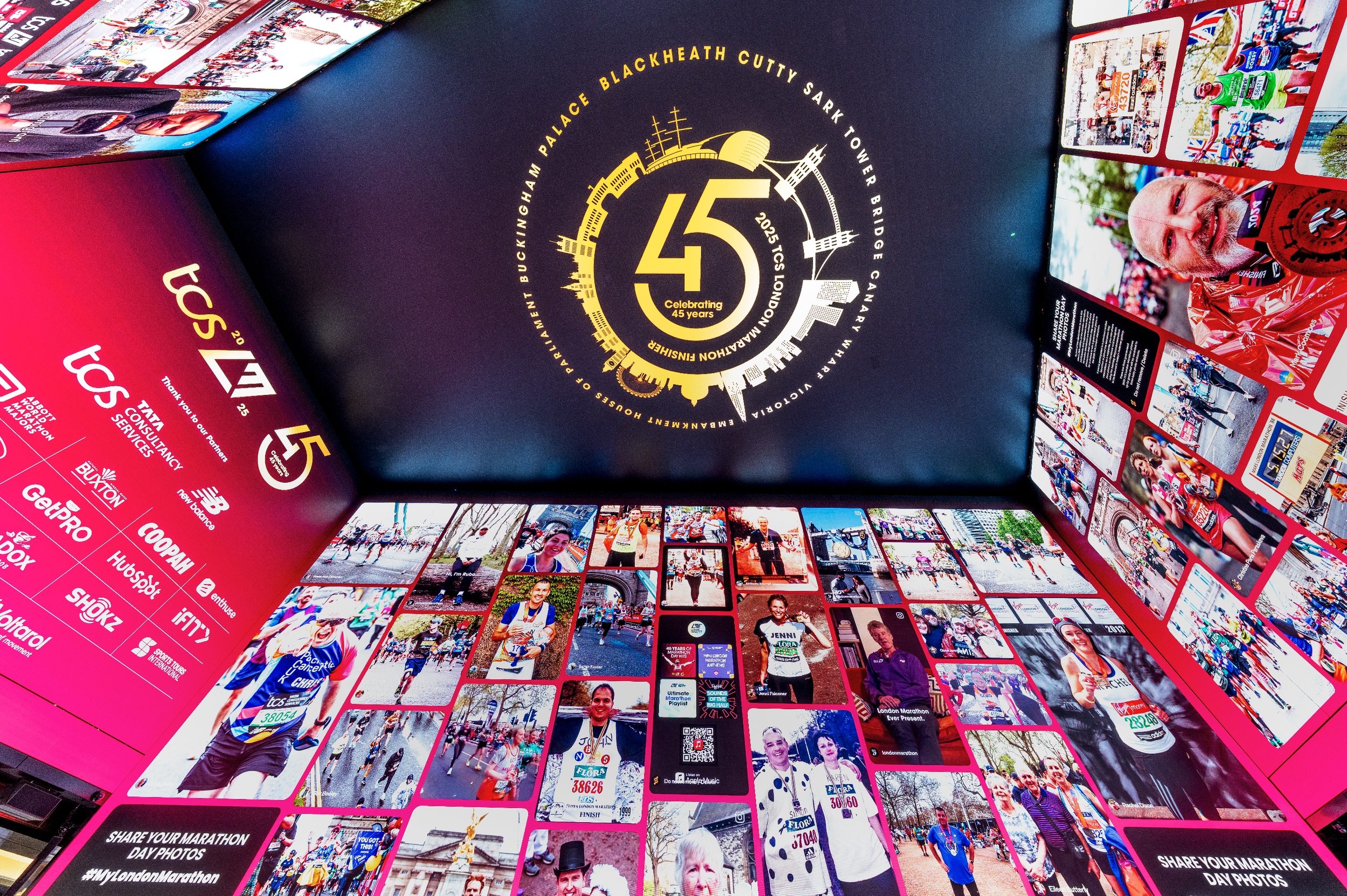 2025 45th Edition TCS London Marathon - Experiential event at The Outernet