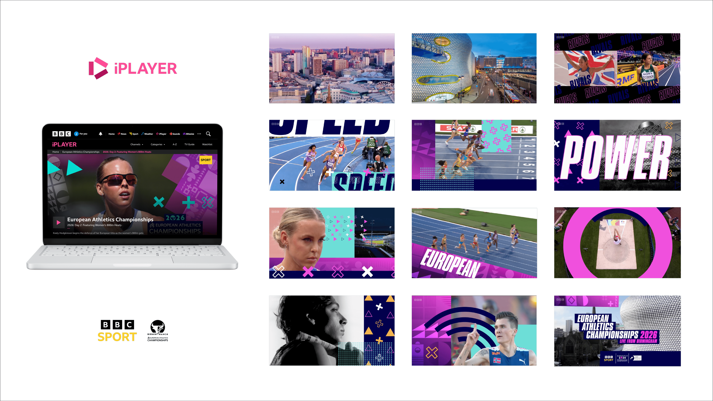 BBC Sport using the event creative for broadcast